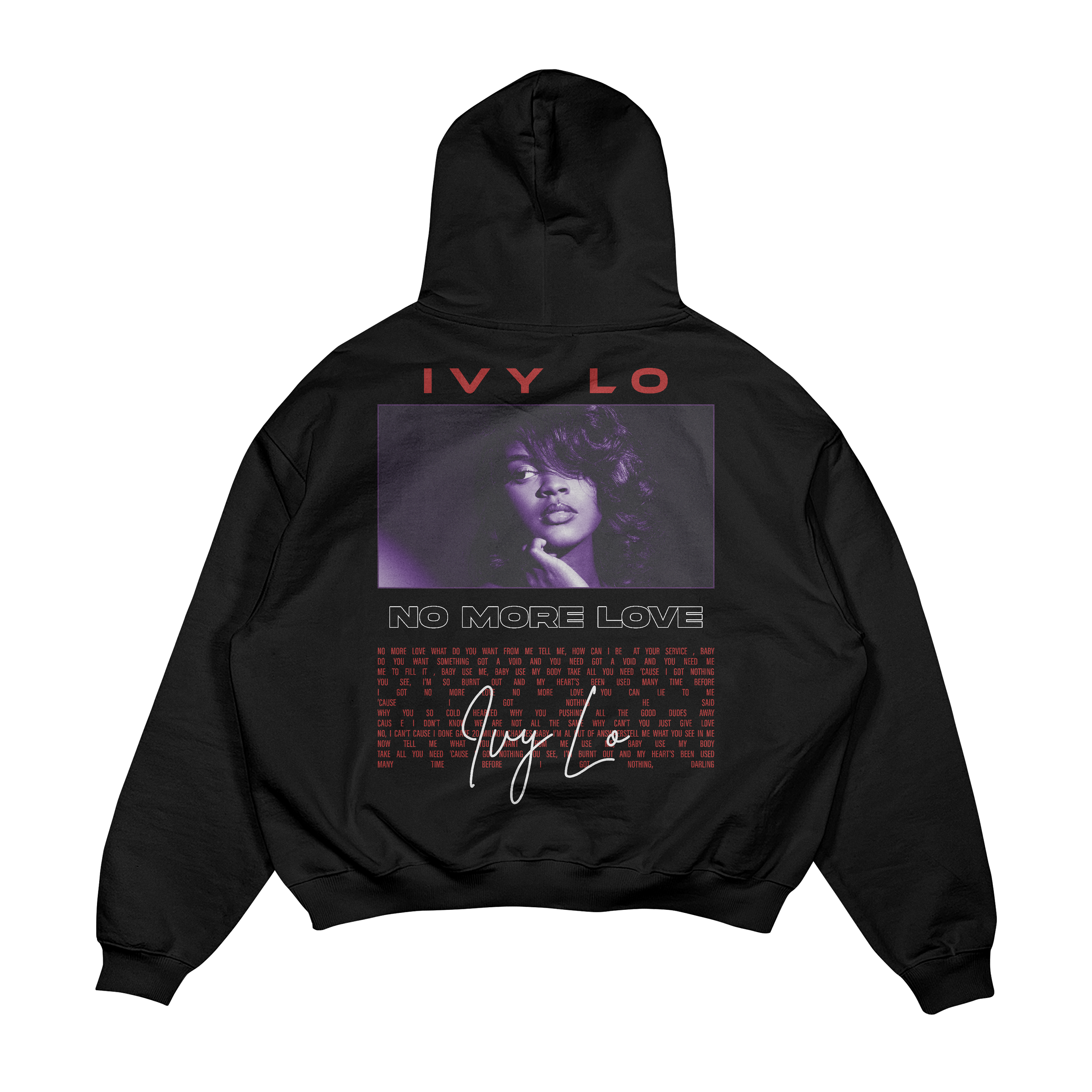 ivy lo no more love hoodie black (back).png