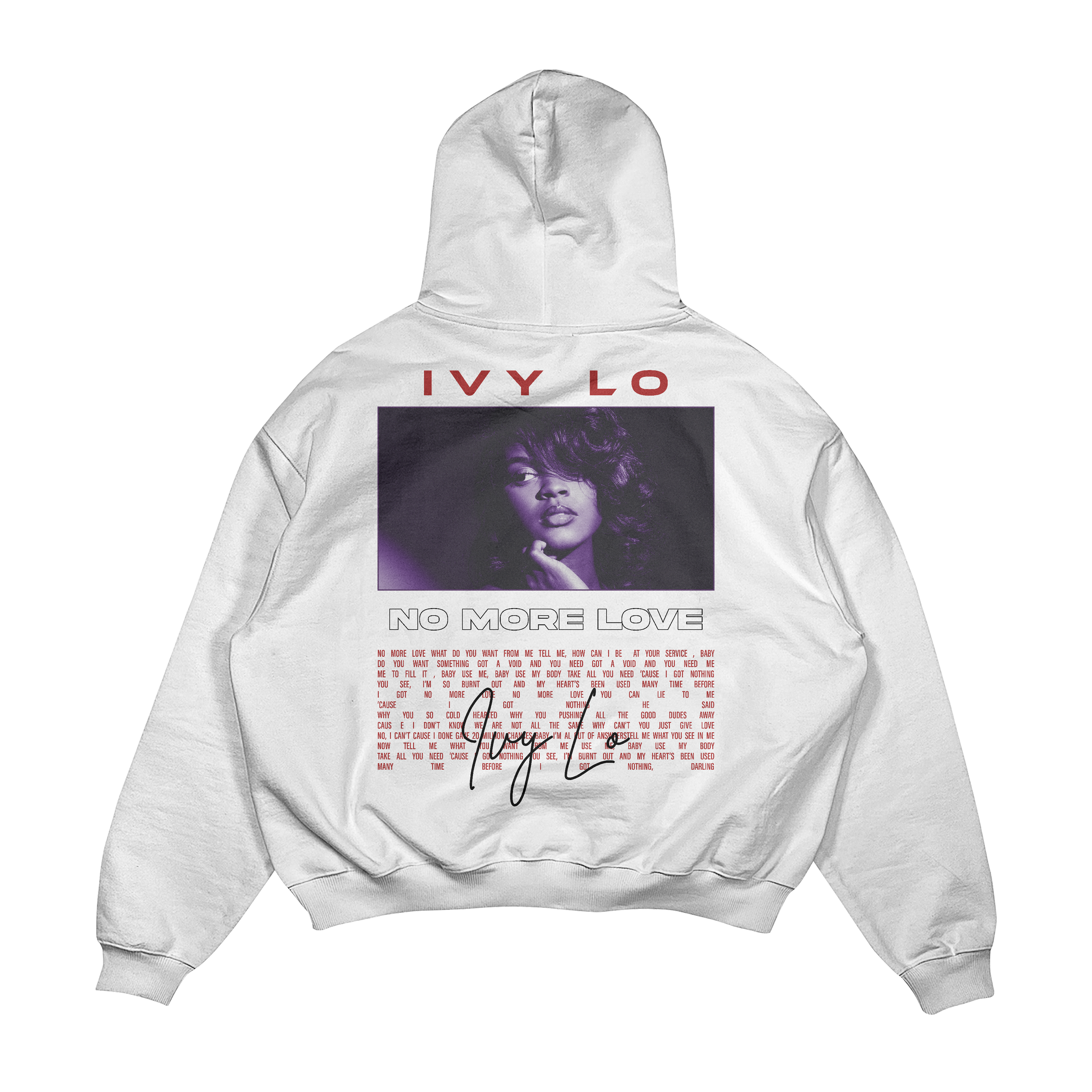 ivy lo white no more love hoodie white (back).png