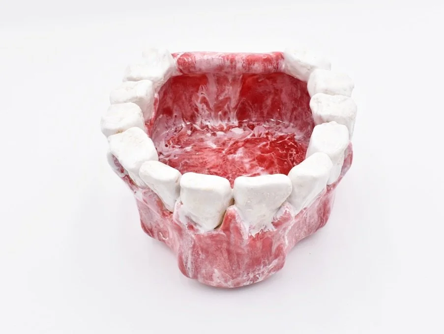 i went to the dentist today and now my spit tastes like metal. 
&raquo; 
avail to those interested in something weird for the home! gonna be making more weird and gross objects at @penlandschool over the next 2&mdash;tune in📻