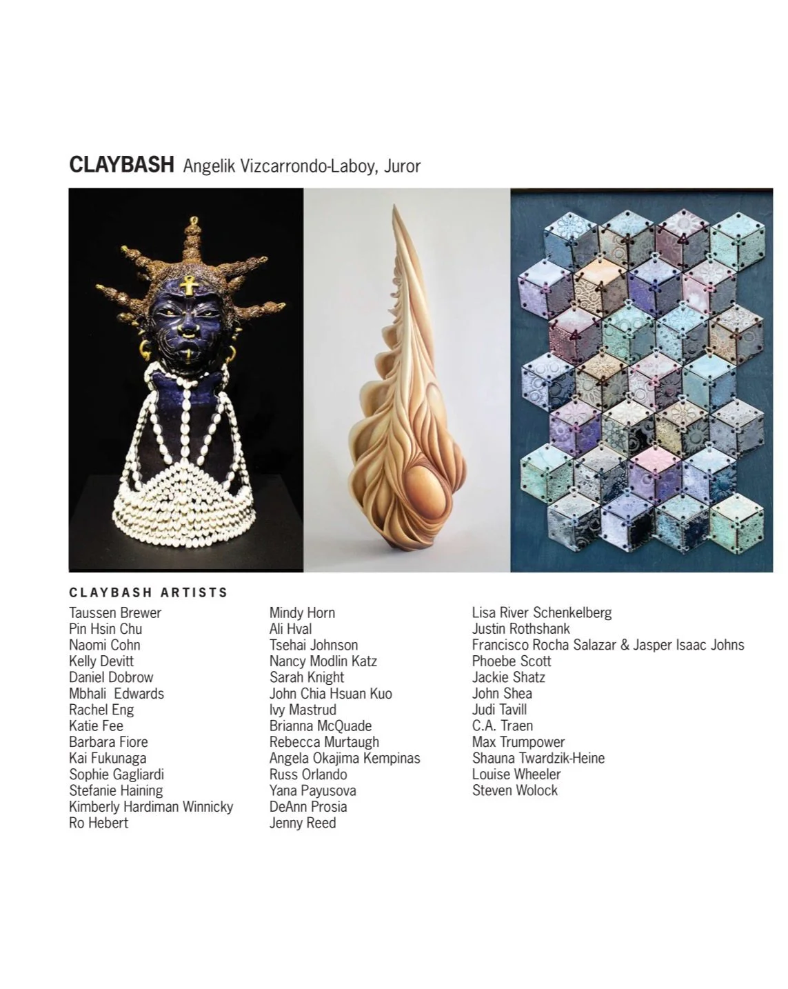hey y&rsquo;all! my work will be in a handful of places to view + buy in the upcoming months&mdash;CLAYBASH curated by @angelik.wiki opens in May @hunterdonartmuseum ! 
&bull;
+++ i will be showing this BUG! at Glazed &amp; Confused @ @laluzdejesus !