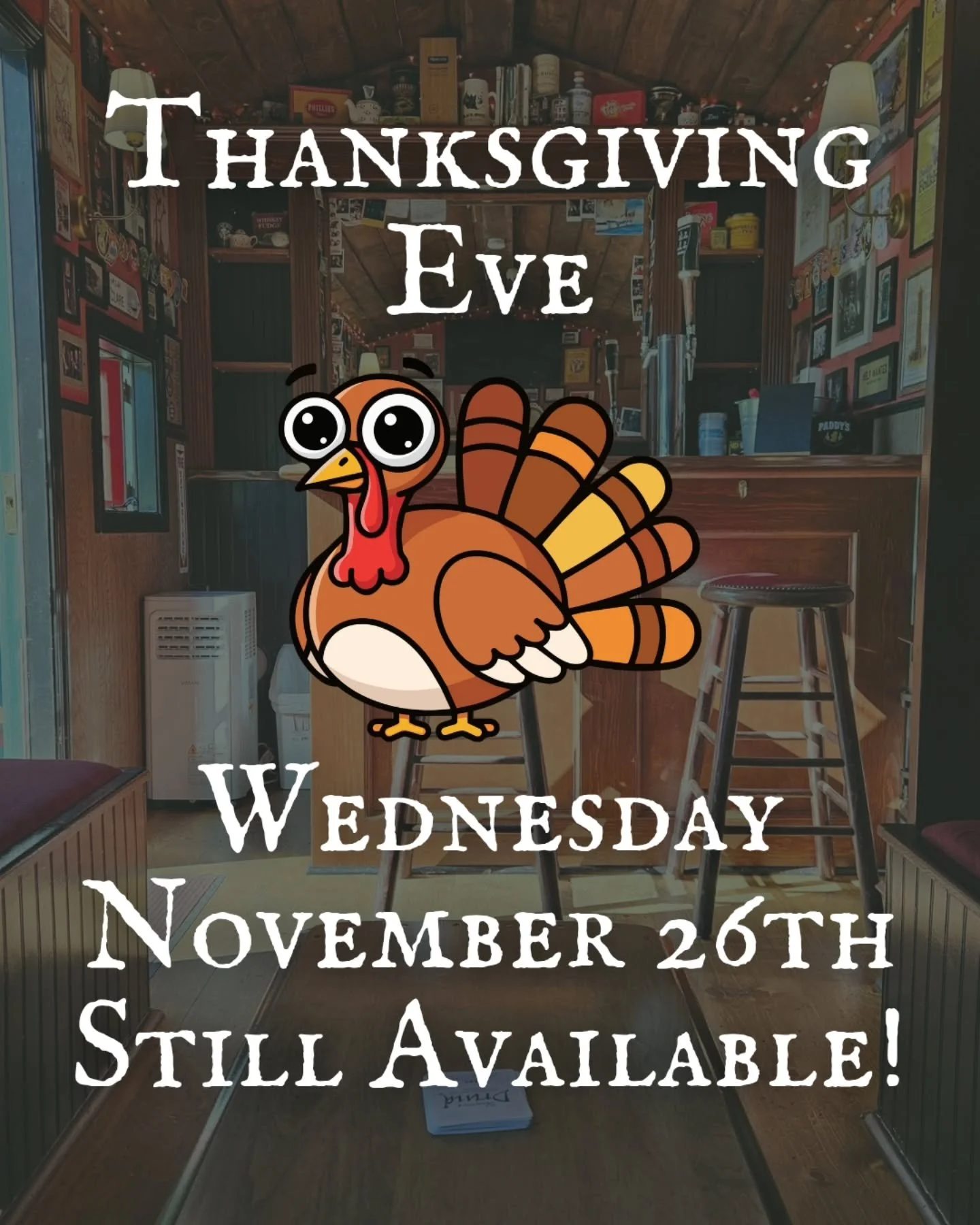 November is pretty much fully booked except for Thanksgiving Eve! Book it before it's too late! 🦃🍺🇺🇲🏈
.
#wanderingdruid #tinyhouse #tinypub #barrental #mobilebar #ireland #newengland #irishpub #guinness #bostonfoodies #massachusetts #boston #whi