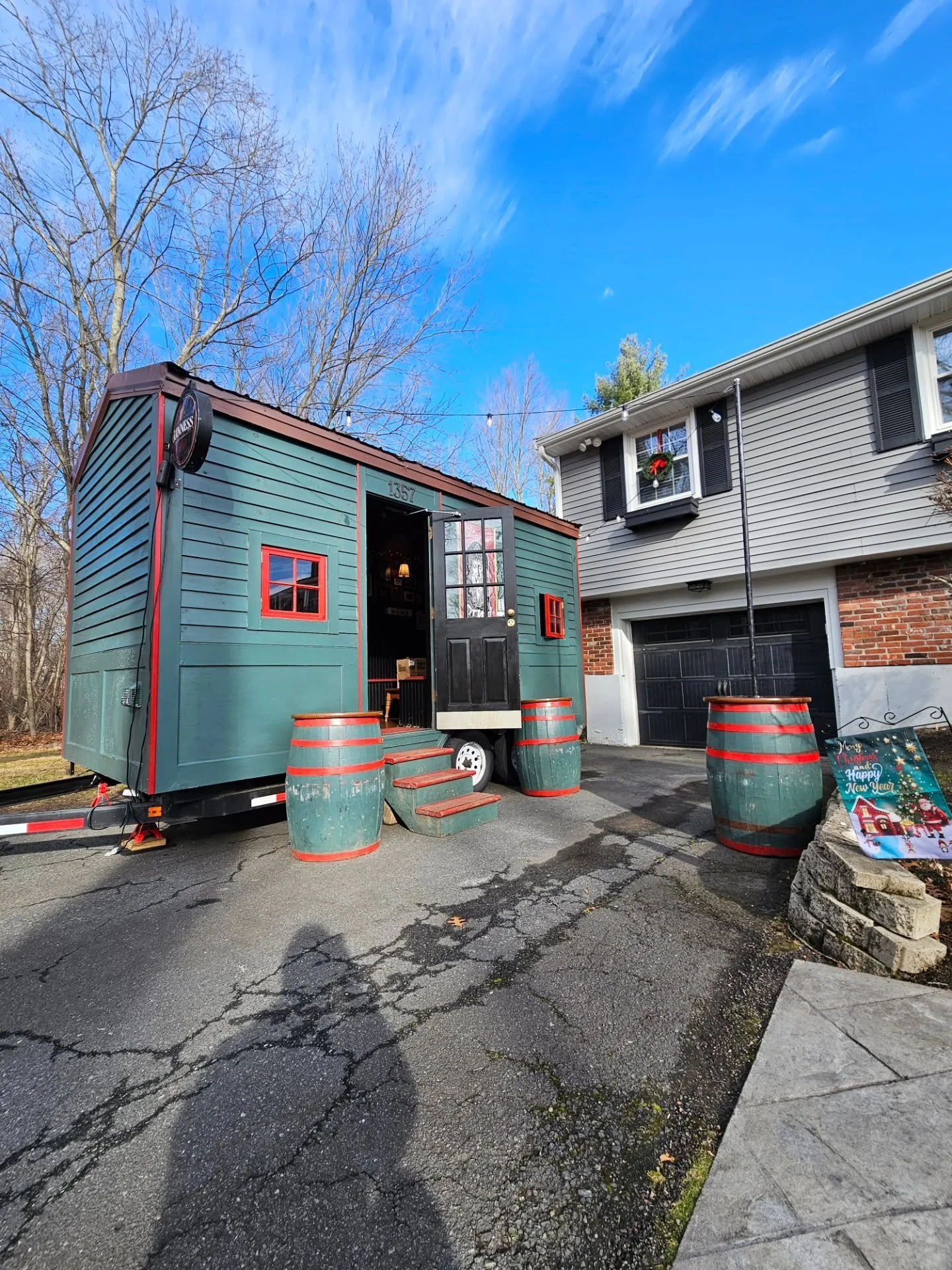 3 out of 5 events this weekend are repeat clients! Once you have a Christmas party with The Wandering Druid, it's hard to throw one without it! 🎅🥳☃️🎉🎄🎊🥂🍺