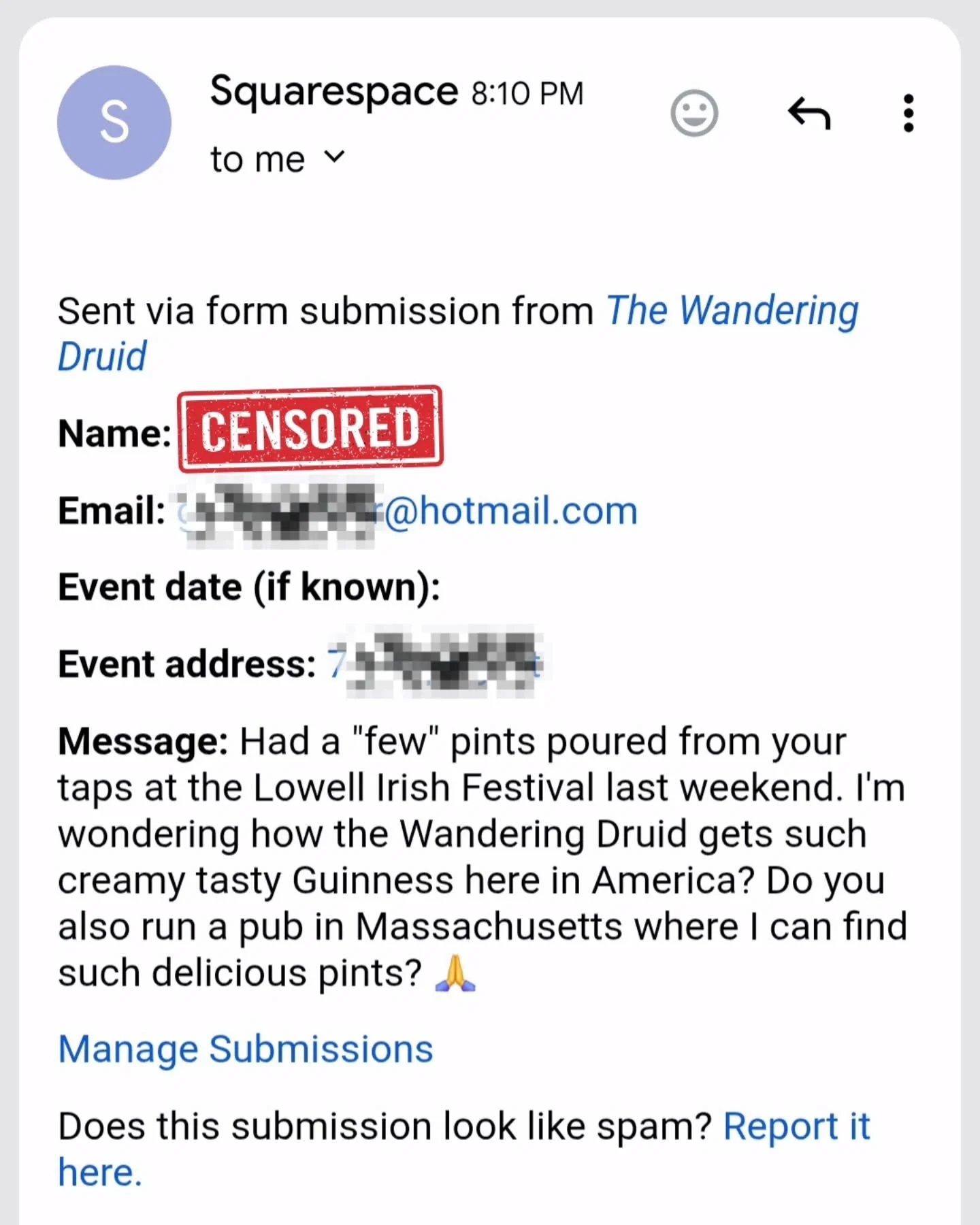 Sometimes mobile pints are the creamiest pints. 🤷&zwj;♂️
Not only do we have the best technique, but apparently the best taps as well! 🍺☘️