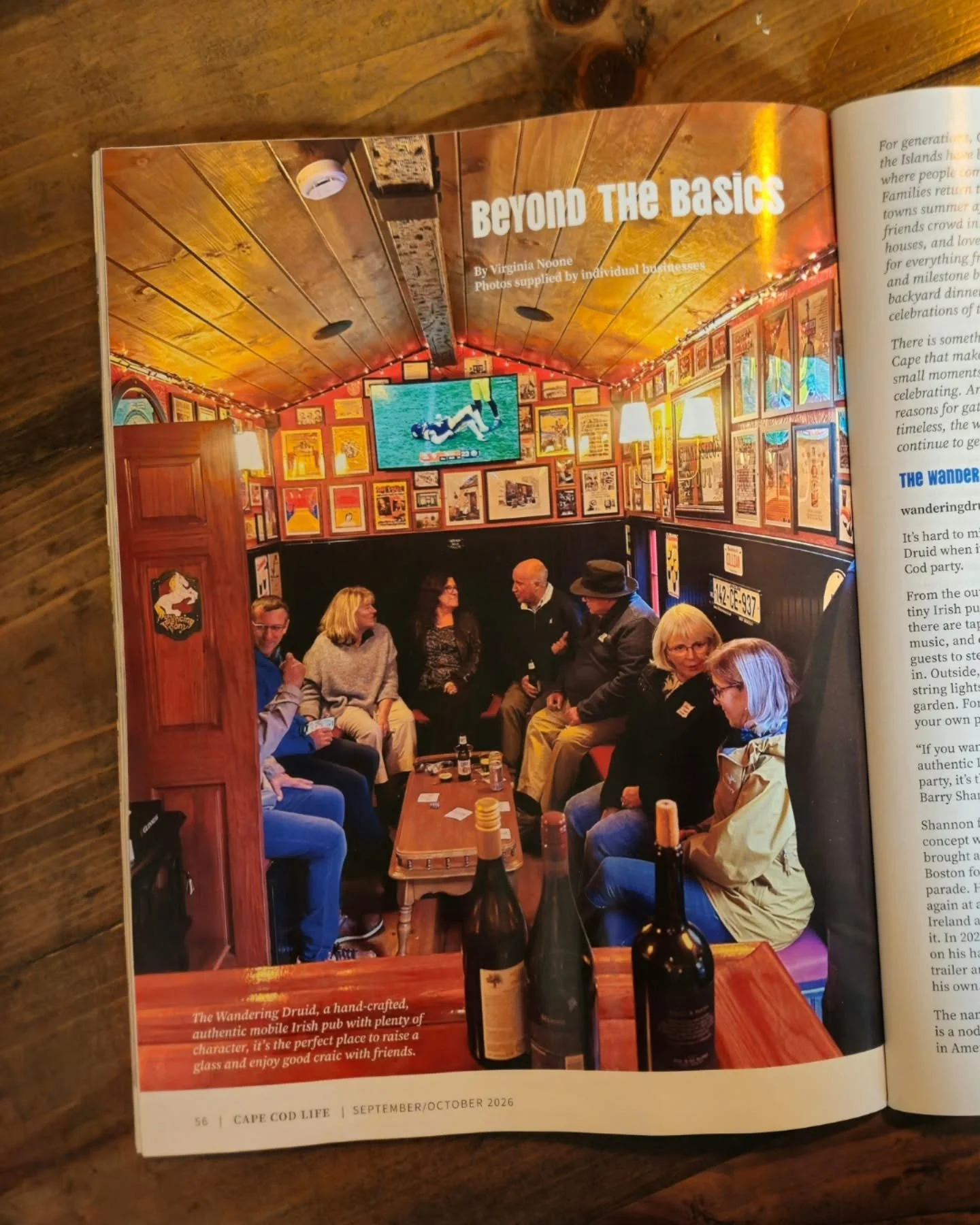 Full spread in @capecodlife magazine, not too shabby! 🌊⛵️🦞🇮🇪