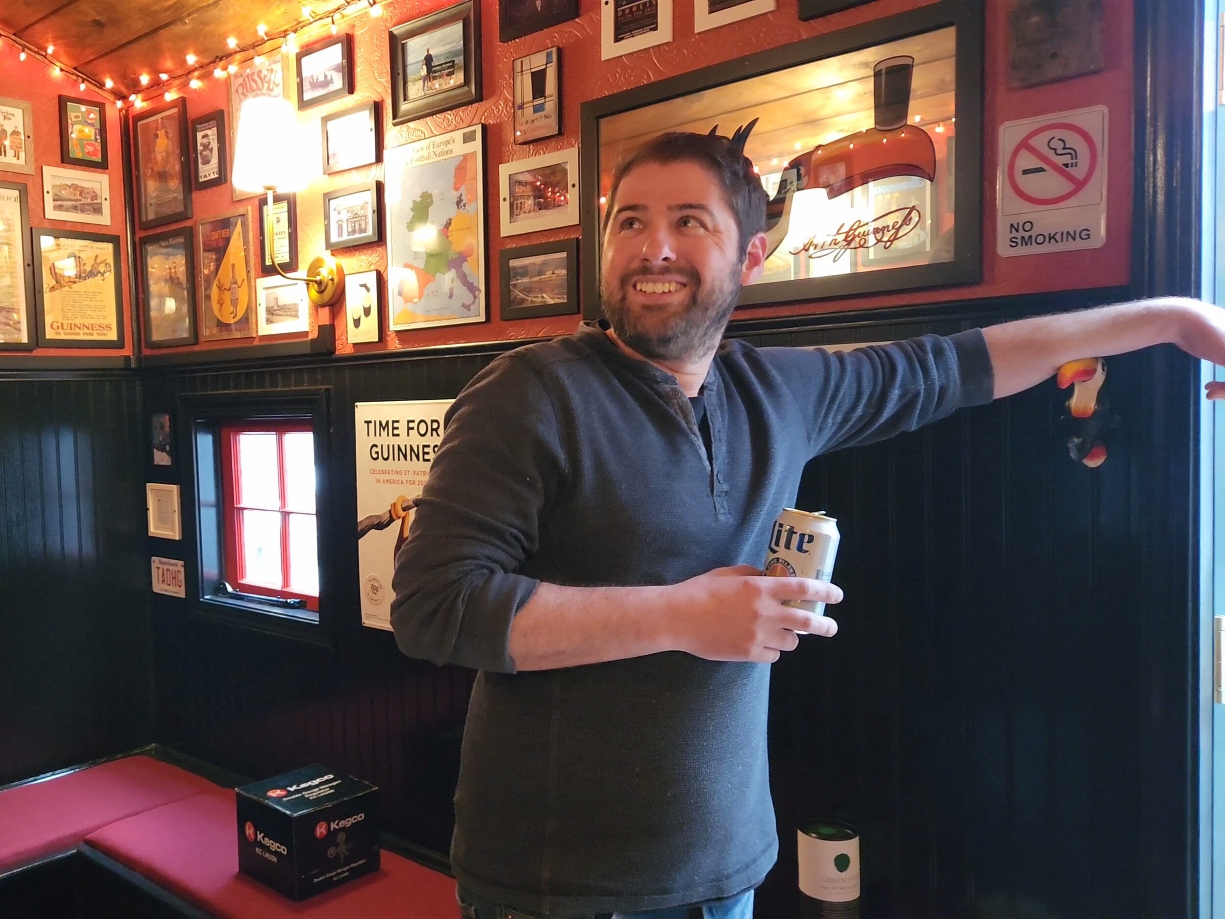 Party at The Wandering Druid, a mobile Irish pub available for rent in the Greater Boston Area.