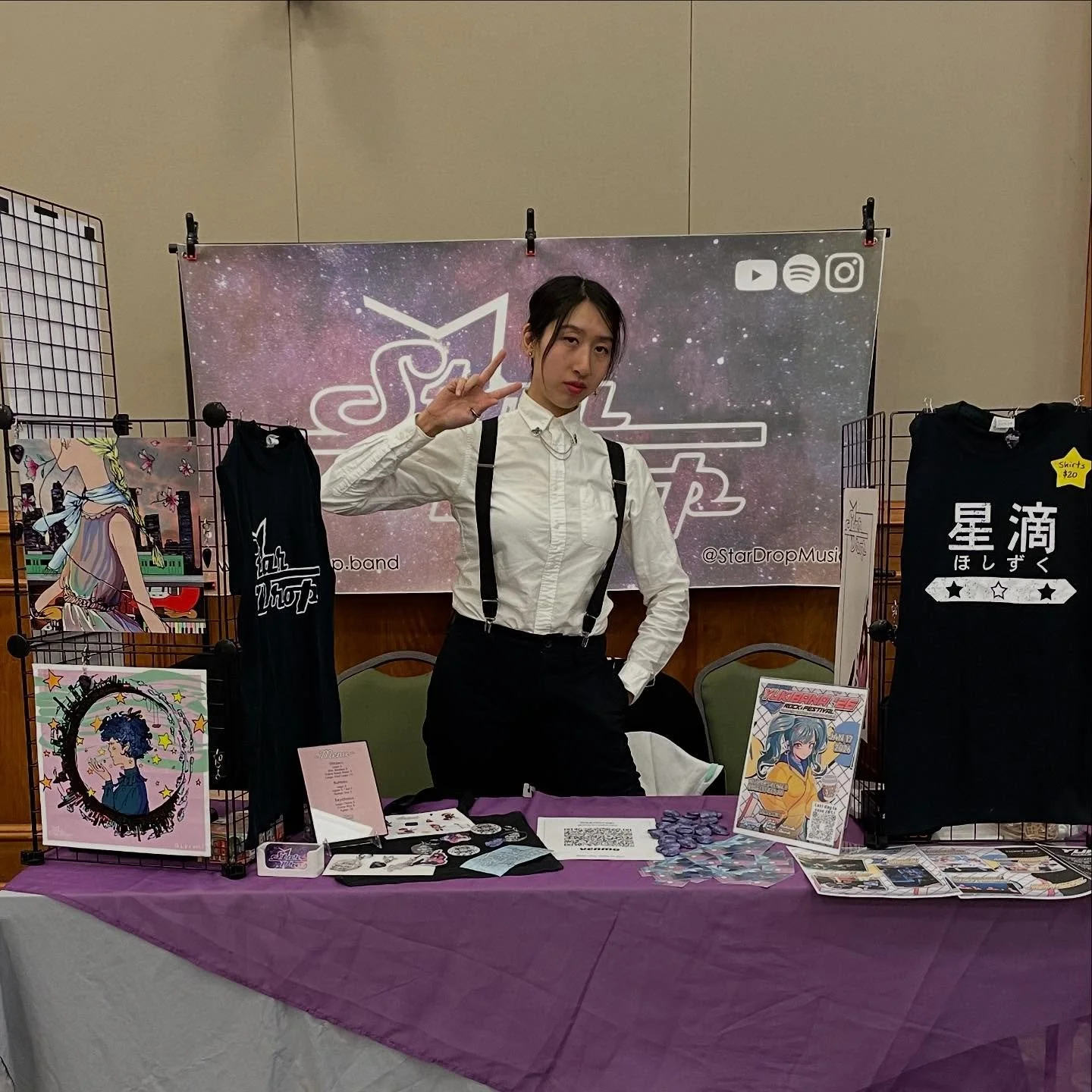 We are at Rutgers Camden Comic Con!! Going live at 1:30 today! @ruanimationalliance 
.
.
.
#stardrop #anime #animecon #livemusic #music #jpop #jrock