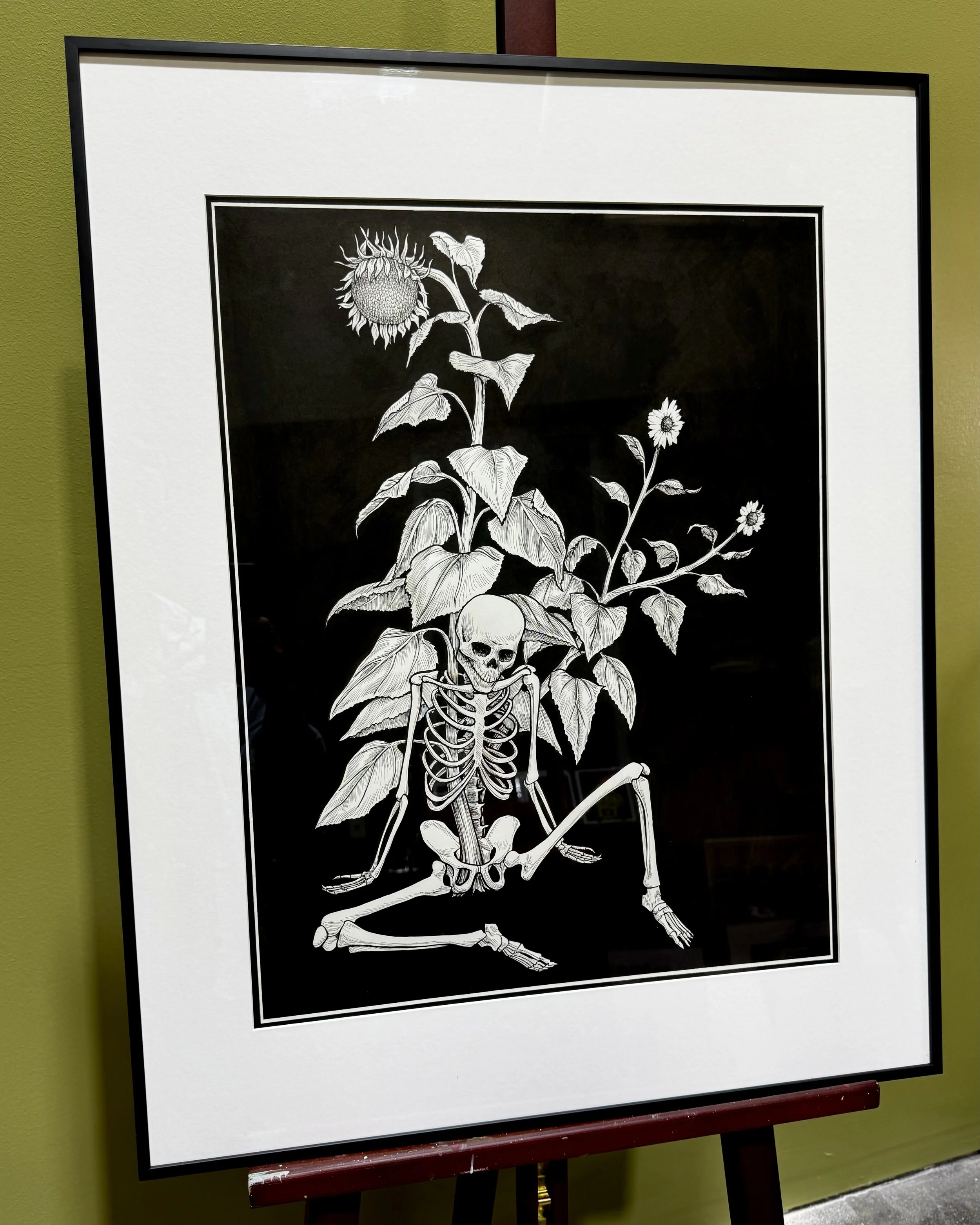 Framed to 24"x30" Sold. 