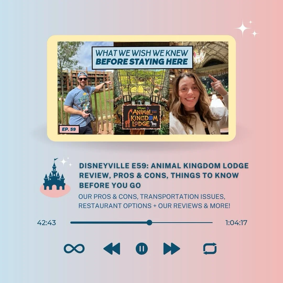 ✨ New episode is live!

We just got back from Walt Disney World, and today we&rsquo;re sharing our full review of Disney&rsquo;s Animal Kingdom Lodge after staying there again &mdash; including details we noticed this time that we completely missed b