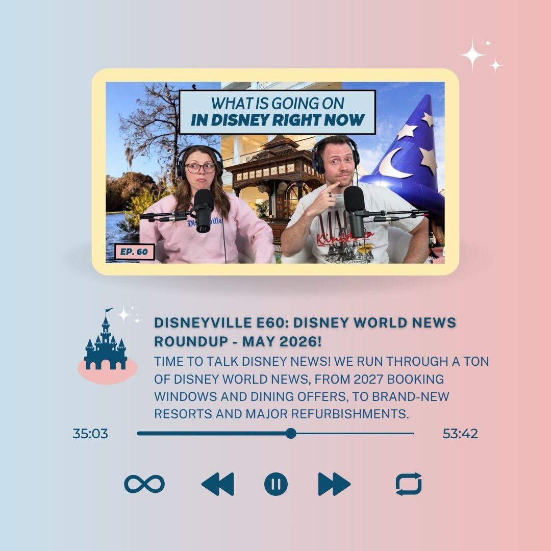 It&rsquo;s time for a Disney World News Roundup. 🏰📰

This week, we&rsquo;re breaking down all the latest Walt Disney World news &mdash; from 2027 booking windows and dining offers to brand-new resorts, major refurbishments, and the updates we spott