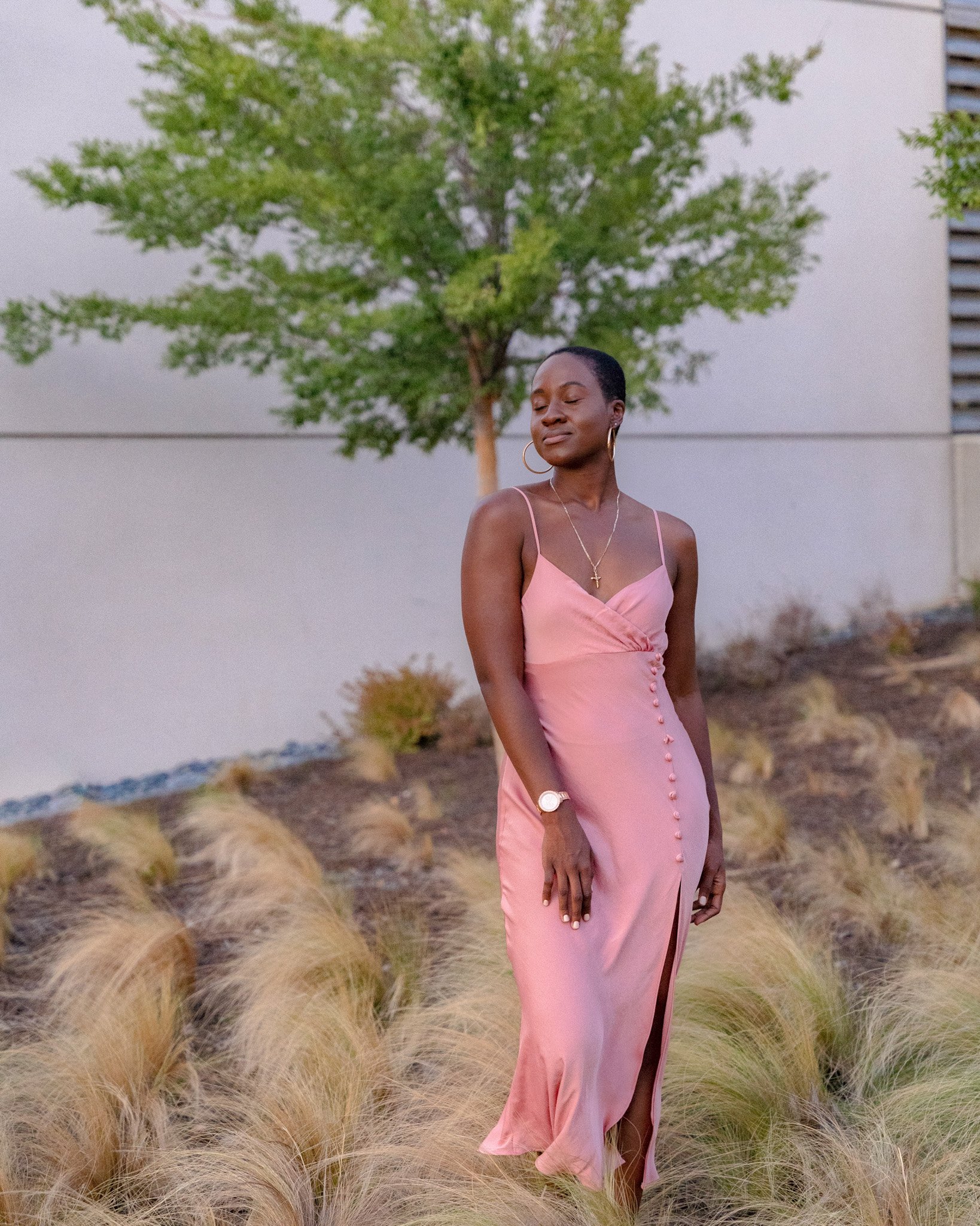 Nana Yaa Ansah - Pink Dress.JPG