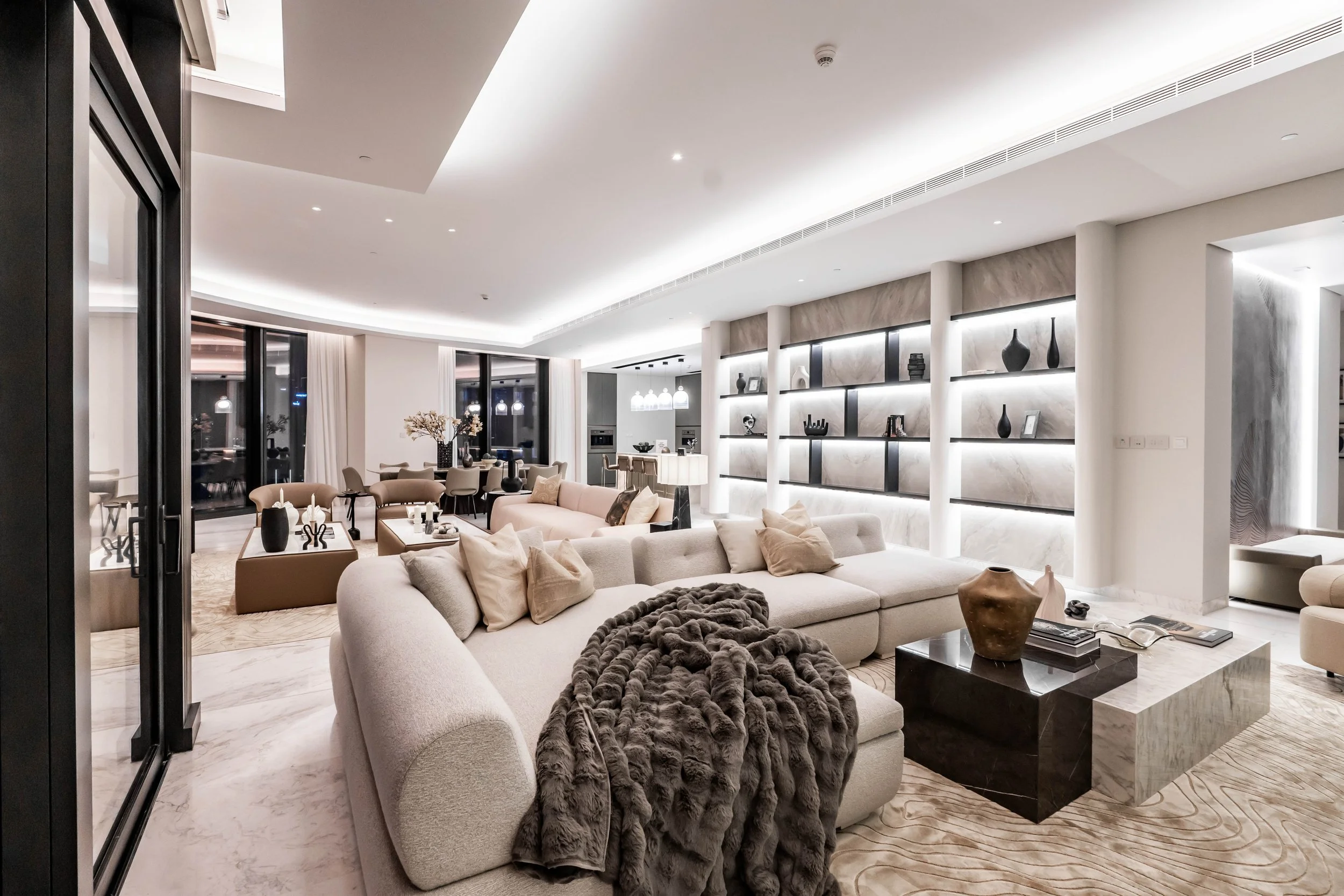 The Secret to Beautiful Lighting in Grand Spaces? Layers.