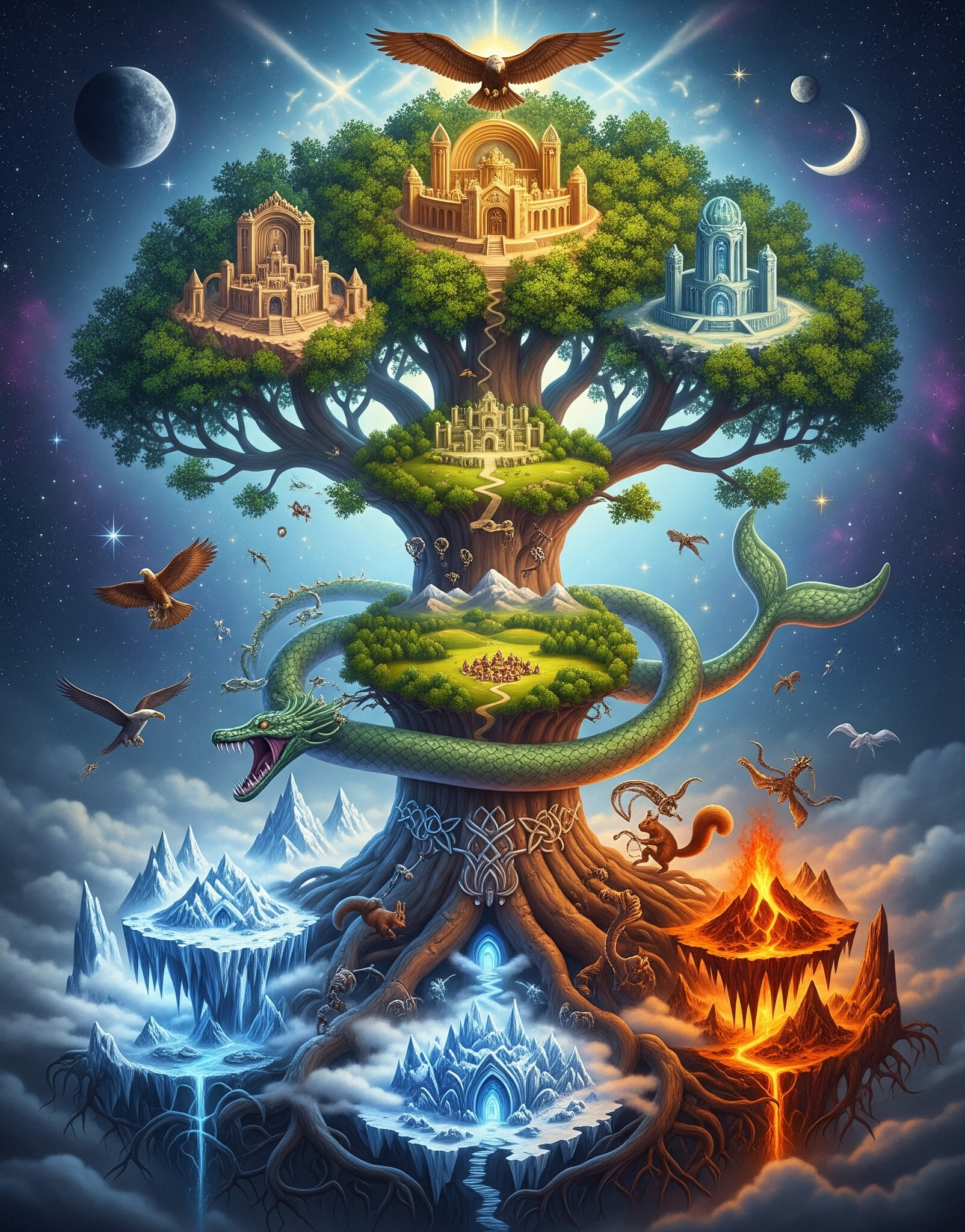 Realms Collide: A Journey Through the World Tree