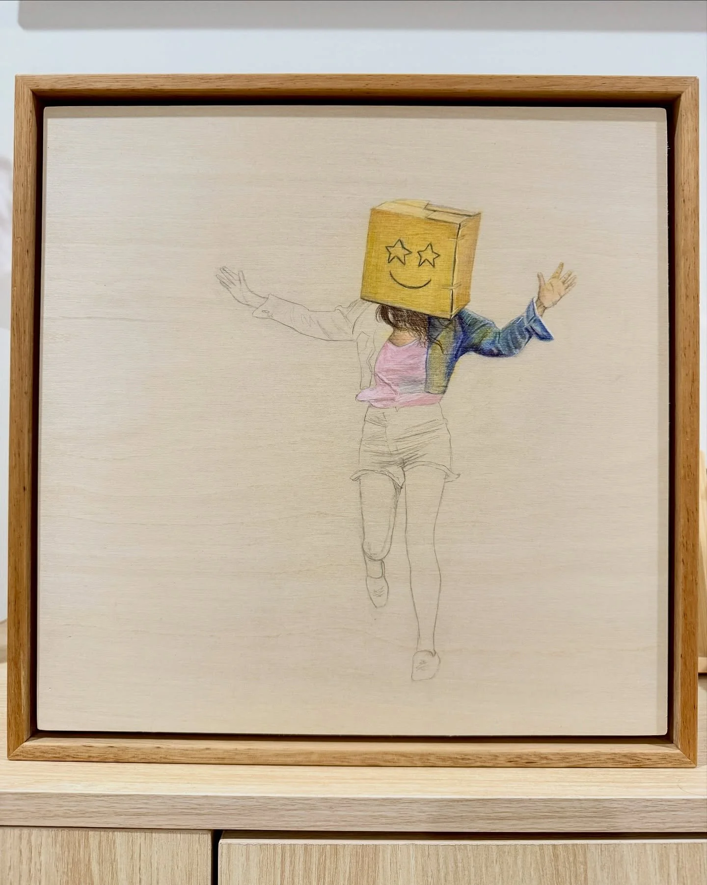 ✨ Surprise drop! ✨
We&rsquo;re never too old to be silly 💛
She&rsquo;ll be dancing her way to the @aspiregallery stand at @affordableartfairau Sydney this November.

#surprisedrop #aspiregallery #affordableartfairau #deardiary #shanaymanitzky #austr