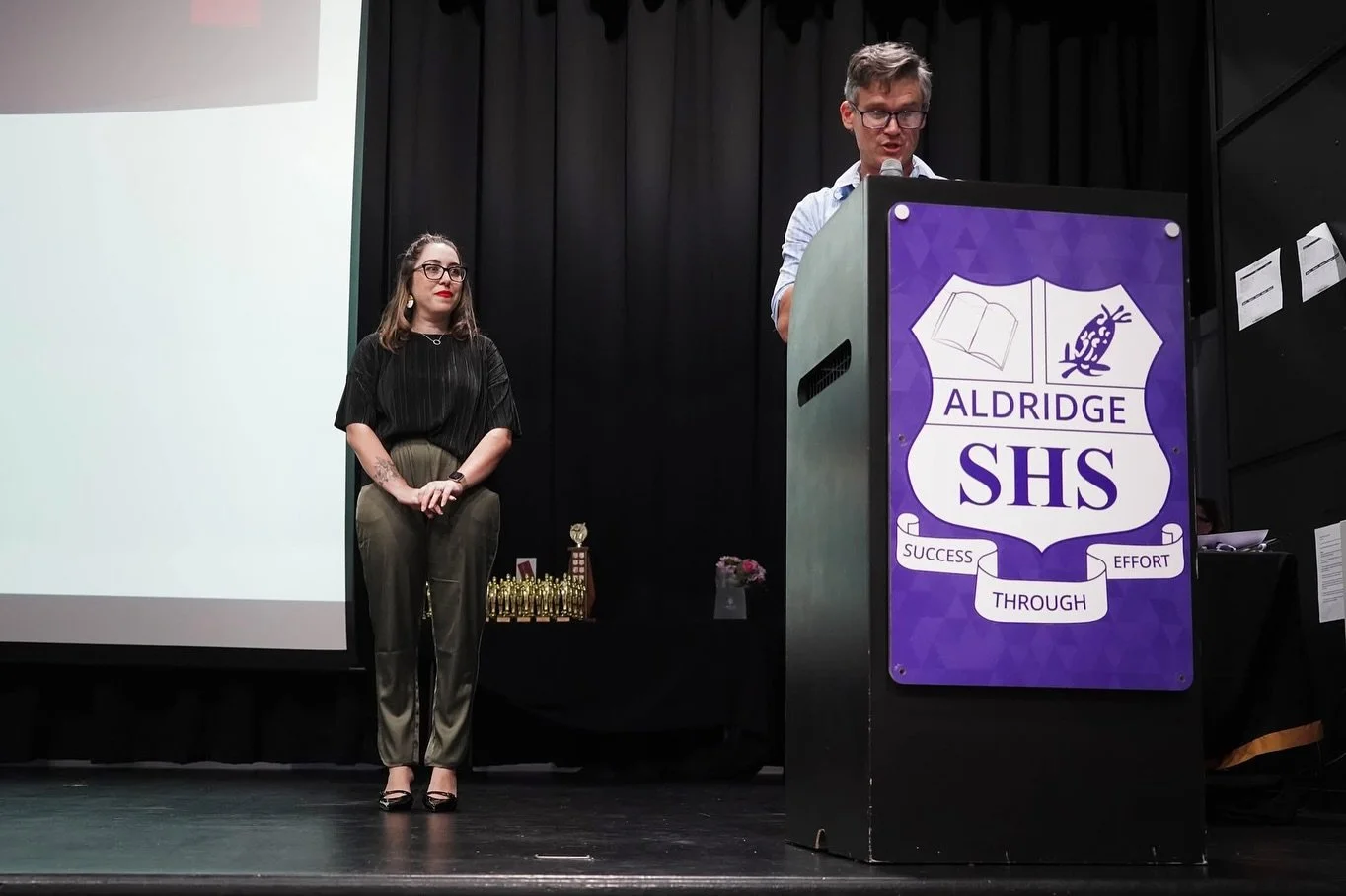 Dear Diary,
What a night! ✨
Last week&rsquo;s Creative Arts Awards was everything I love about the Aldridge SHS community: creativity, heart and laughter.

About 300 people watched me ugly cry on stage as my amazing Head of Department shared the most