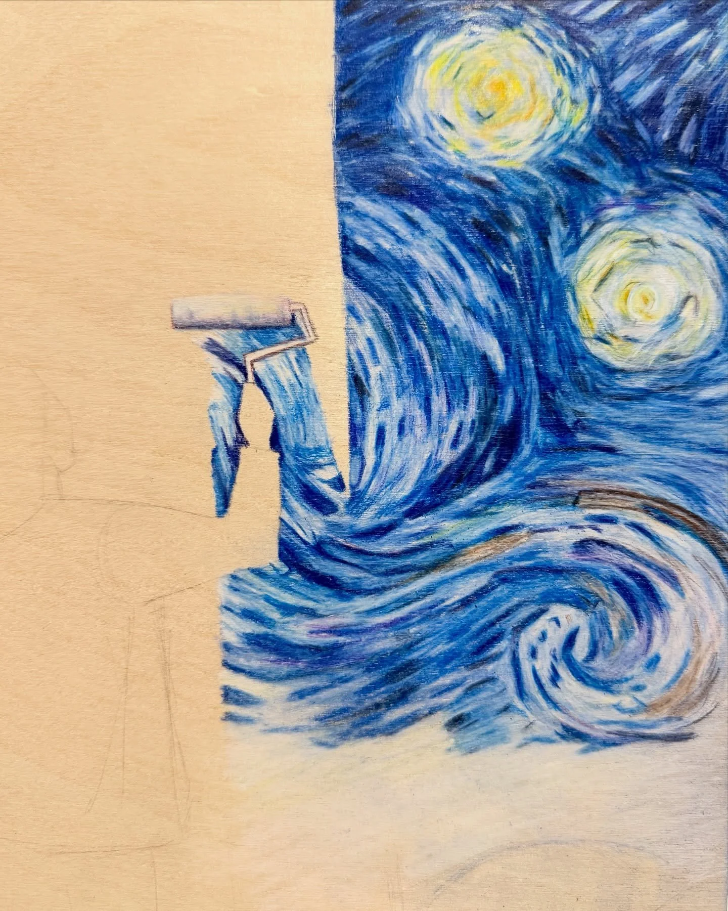 Day 16 as a full-time artist 🩷
A slower-paced day while feeling a bit under the weather, but I really enjoyed sinking into today&rsquo;s drawing session. It&rsquo;s so interesting reinterpreting a painting through a photograph, with a pencil.
I also