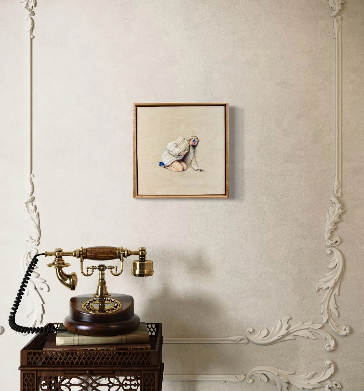 Foot Square Art Prize is officially open at @aspiregallery! 
I&rsquo;m so proud to have All Night Long as a finalist and she&rsquo;s in good company! 
If you can&rsquo;t make it in person definitely check it all out online x
https://aspiregallery.com