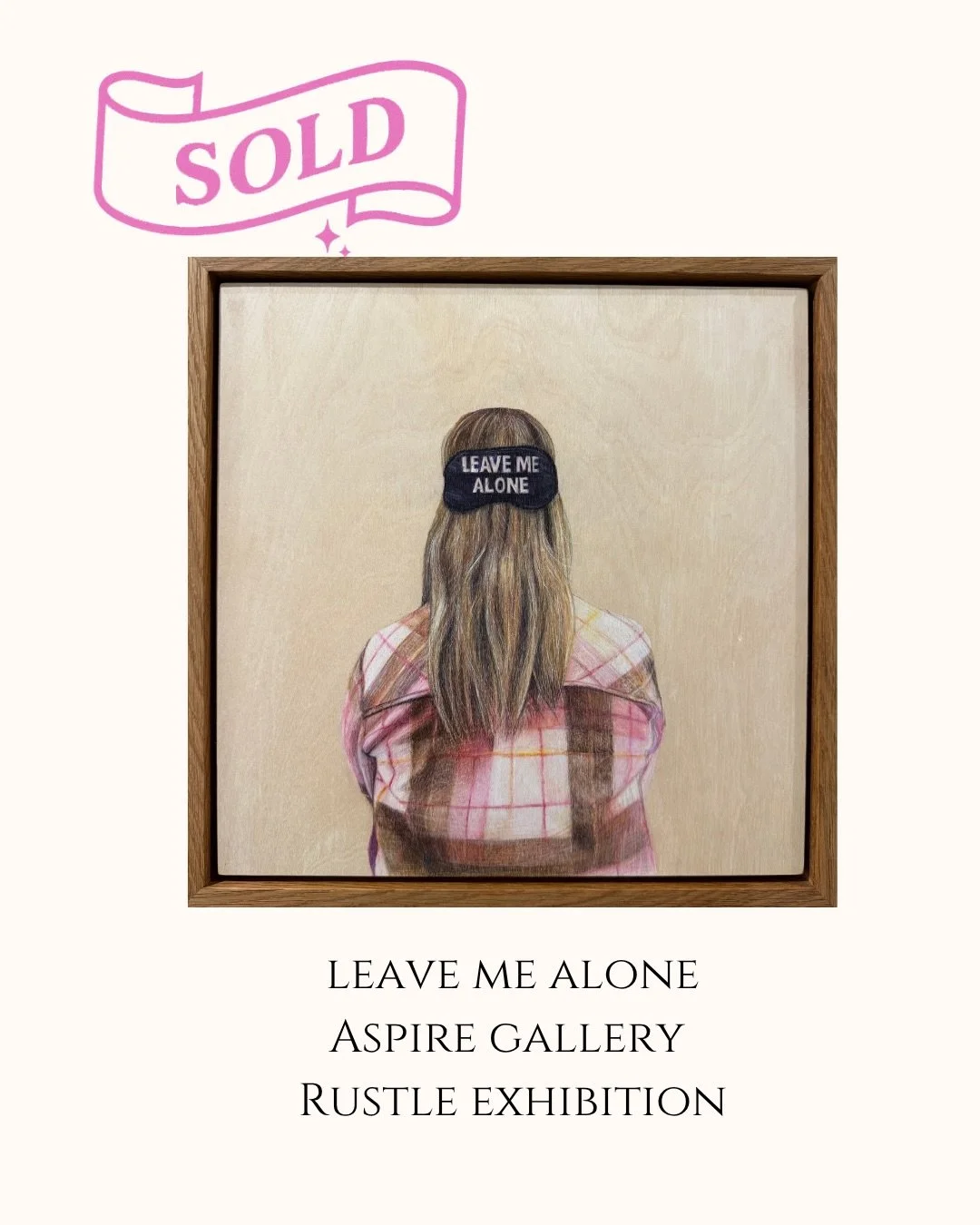 ❤️ SOLD ❤️

&ldquo;Leave Me Alone&rdquo; has found her home ✨

Created during my Dear Diary artist in residence, where participants selected from 72 of my personal objects and became part of the work.

Thank you so much to my collector and the amazin
