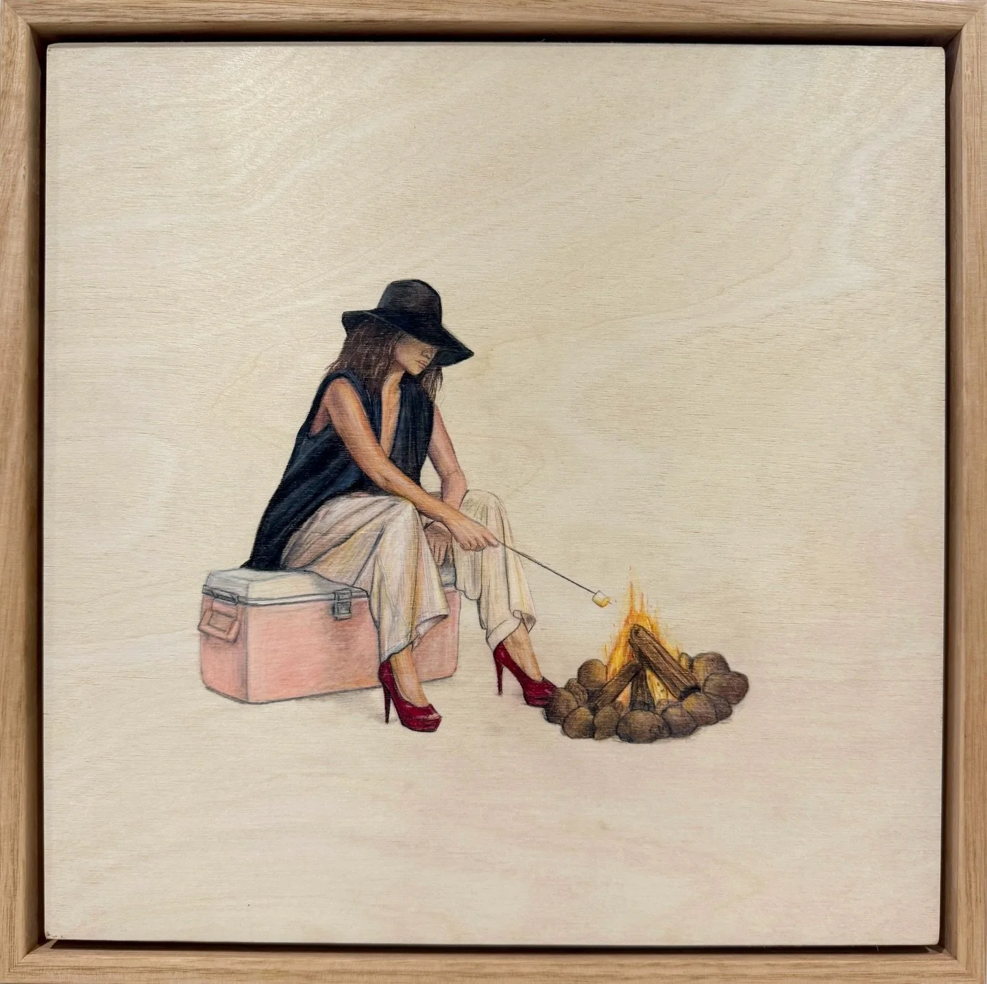 Introducing &ldquo;Glamping&rdquo; ✨

Selected for the 2026 Brisbane Grammar Art Show, alongside &ldquo;Stargazing VI&rdquo; and &ldquo;Unscheduled&rdquo;.

@aspiregallery 
@bgsartshow 

x