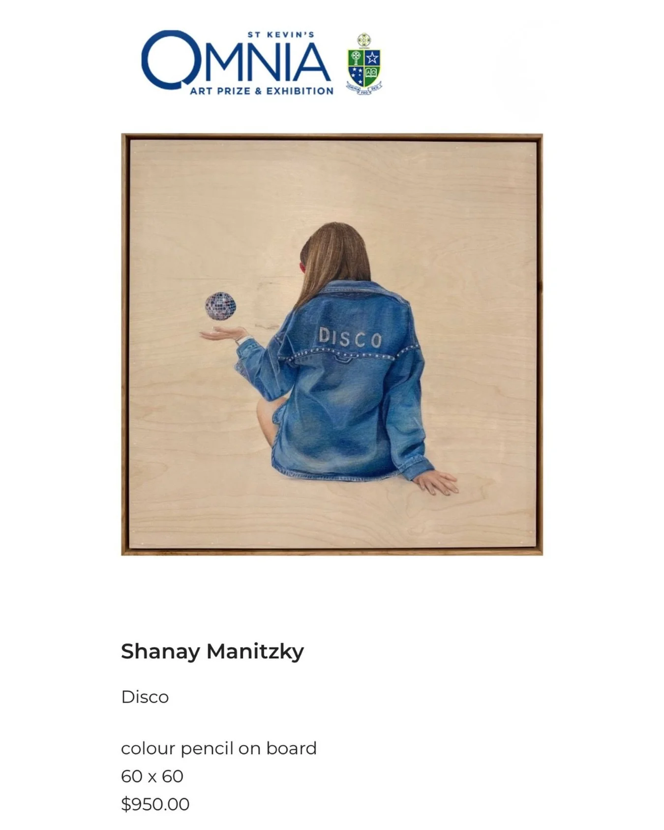 A work about imagined joy, becoming, and the versions of ourselves we rehearse in private.

Today is the final day of the Omnia Art Prize 2026 and I&rsquo;m feeling very grateful to have been part of it amongst so many incredible, inspiring artists. 
