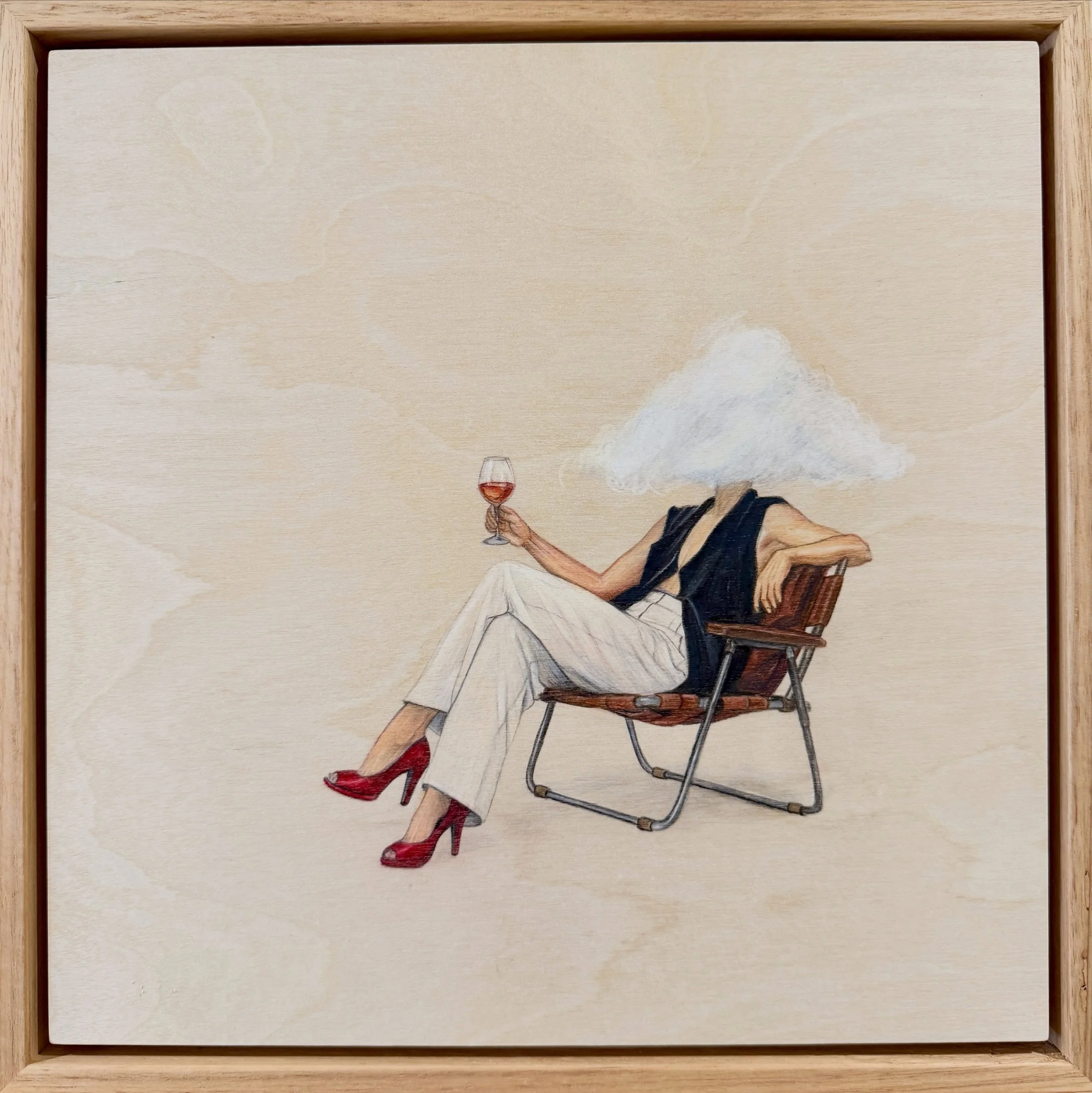 Head in the Clouds 🤍

Some days call for productivity.

Others call for a glass of wine, a comfortable chair, and letting your thoughts wander.

Opening tomorrow at @aspiregallery 

x