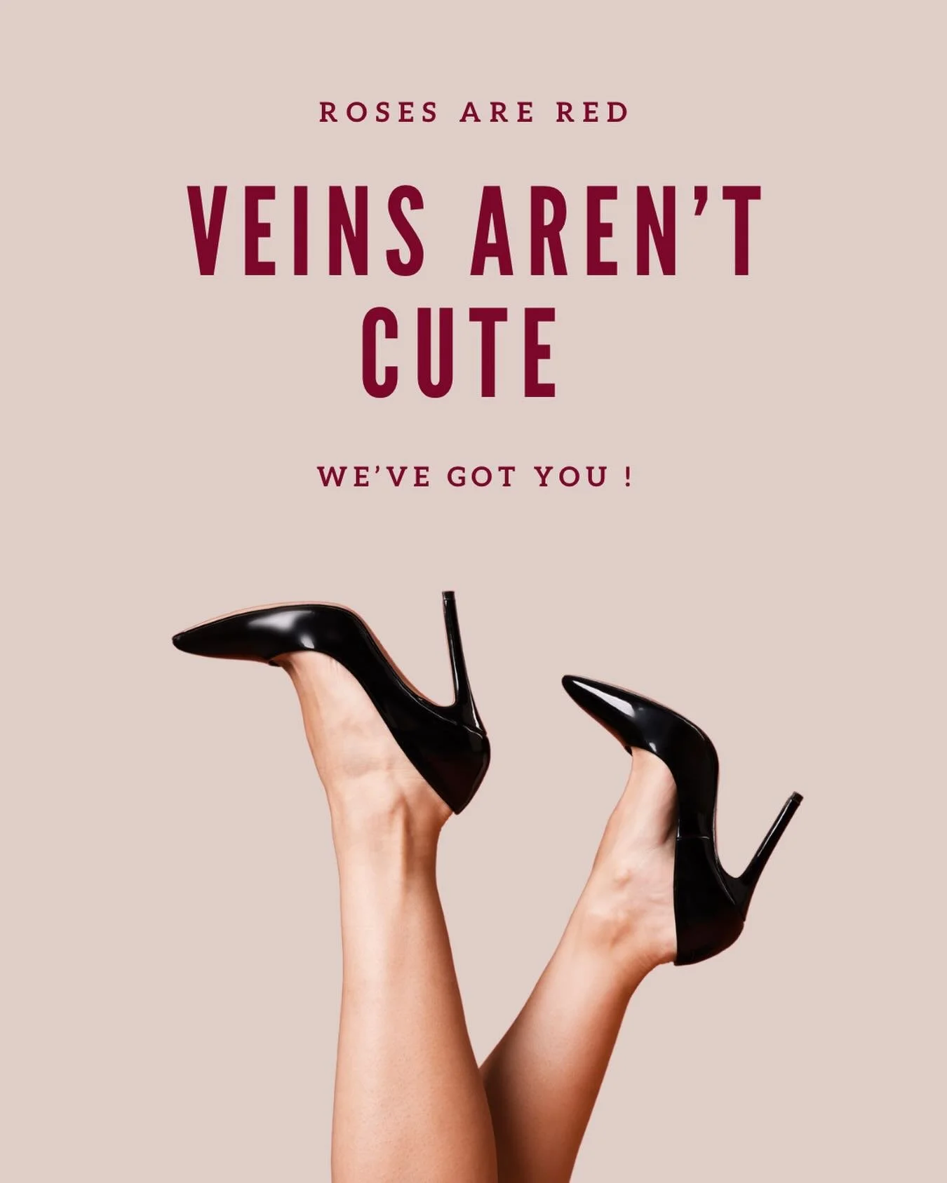 Don&rsquo;t cover up your legs this v-day season! Show them some love by showing them off with a package of 3 sclerotherapy sessions being 20% off ❤️💋 New patients the first session $250 off! @ladan_nurse_practitioner  our vein specialist! #veins #s