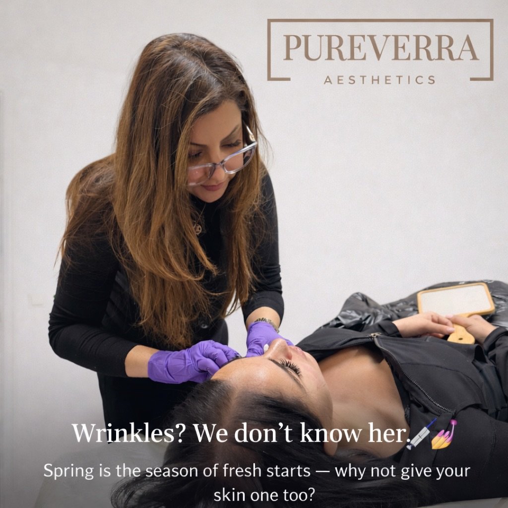 ✨ Wrinkles? We don&rsquo;t know her. 💉💅

At Pureverra Aesthetics, beauty meets precision.

Our expert team provides personalized aesthetic treatments designed to refresh, rejuvenate, and help you look as confident as you feel.

From subtle enhancem