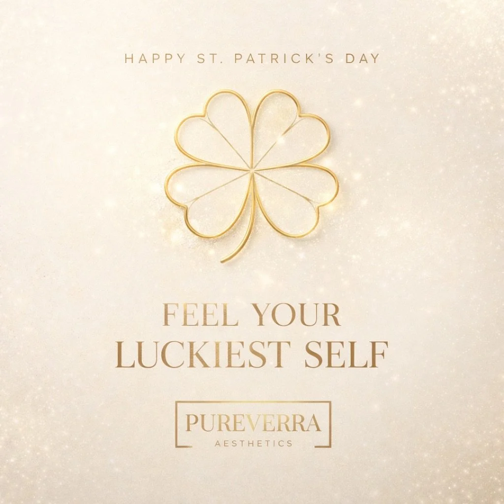 Feeling lucky starts with feeling confident ☘️✨ 

At PureVerra Aesthetics, we believe confidence is the real glow

This St. Patrick&rsquo;s Day, invest in yourself
because when you look good&hellip; you feel even better

Book your consultation today
