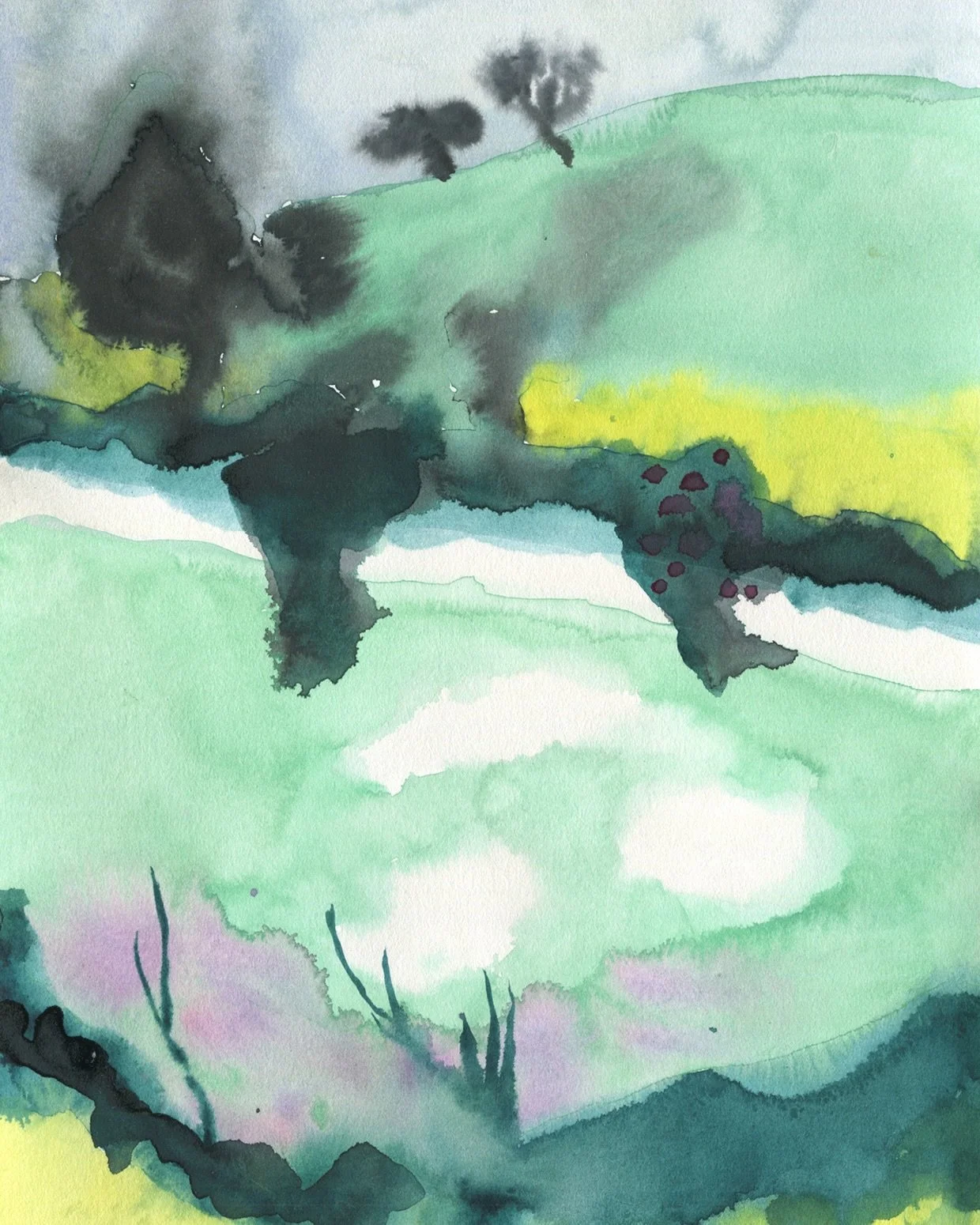 Some thoughts about field sketches&hellip;. One aspect that I love about this practice is that it makes me completely commit to the moment with painting and drawing being my tool. They help me to be fully aware and to really incorporate this now. Als