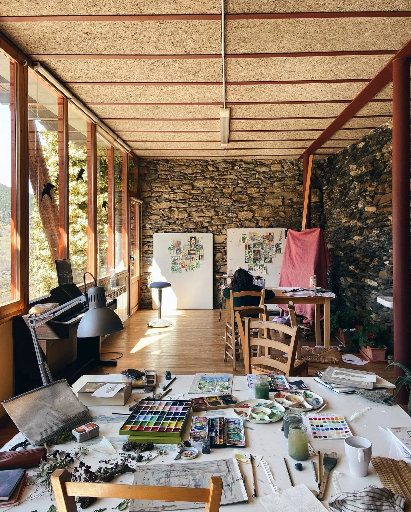 Couldn&rsquo;t have imagined a better place to get inspired by the surroundings and the atmosphere than @farreracan. I so much loved that feeling of stillness, of being away from any distractions and really concentrate only on creation - even if with