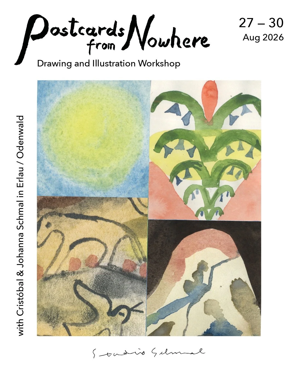 We are delighted to invite you the next summer highlight ☀️ POSTCARDS FROM NOWHERE from August 27 - 30, 2026 in Erlau (Fr&auml;nkisch-Crumbach, Odenwald)

Over the course of four days in the Erlau Valley, we will create visual stories born from encou