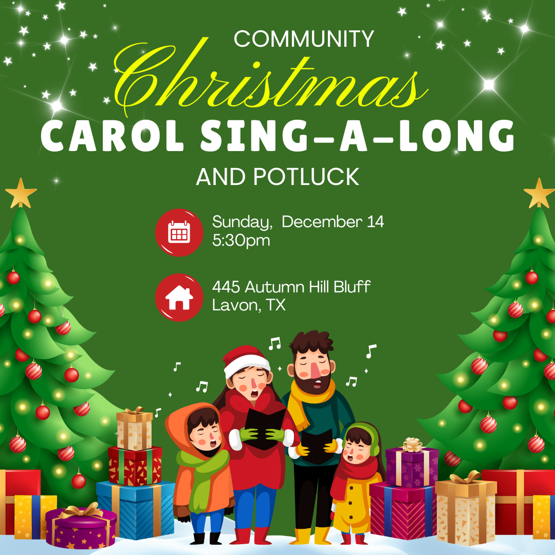 Christmas Carol Sing-a-long and Potluck Dinner