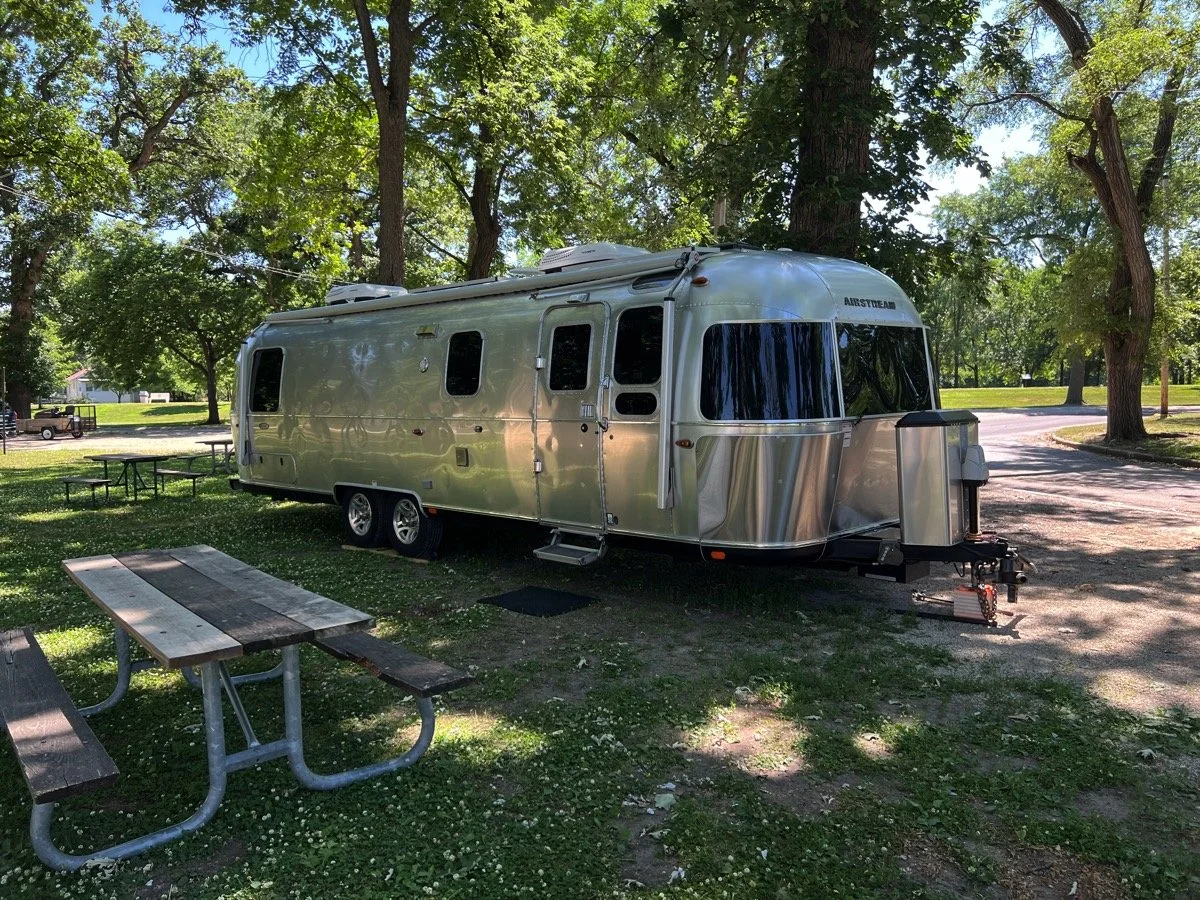 One of six free RV spots
