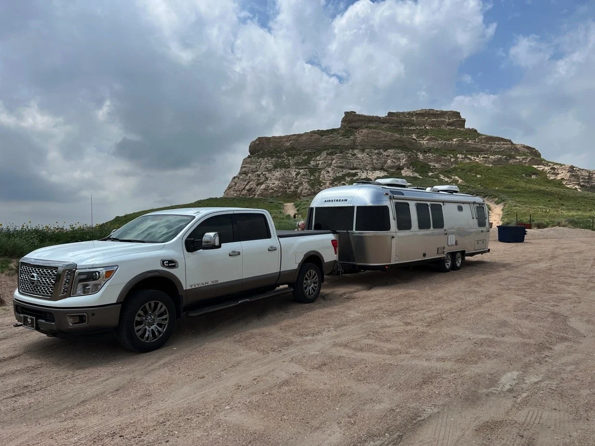 Up the dirt road to see the rocks up close