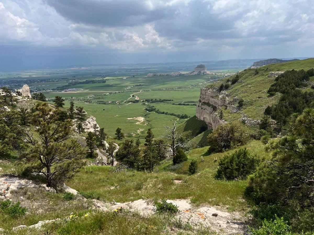 From the top of Scotts Bluff