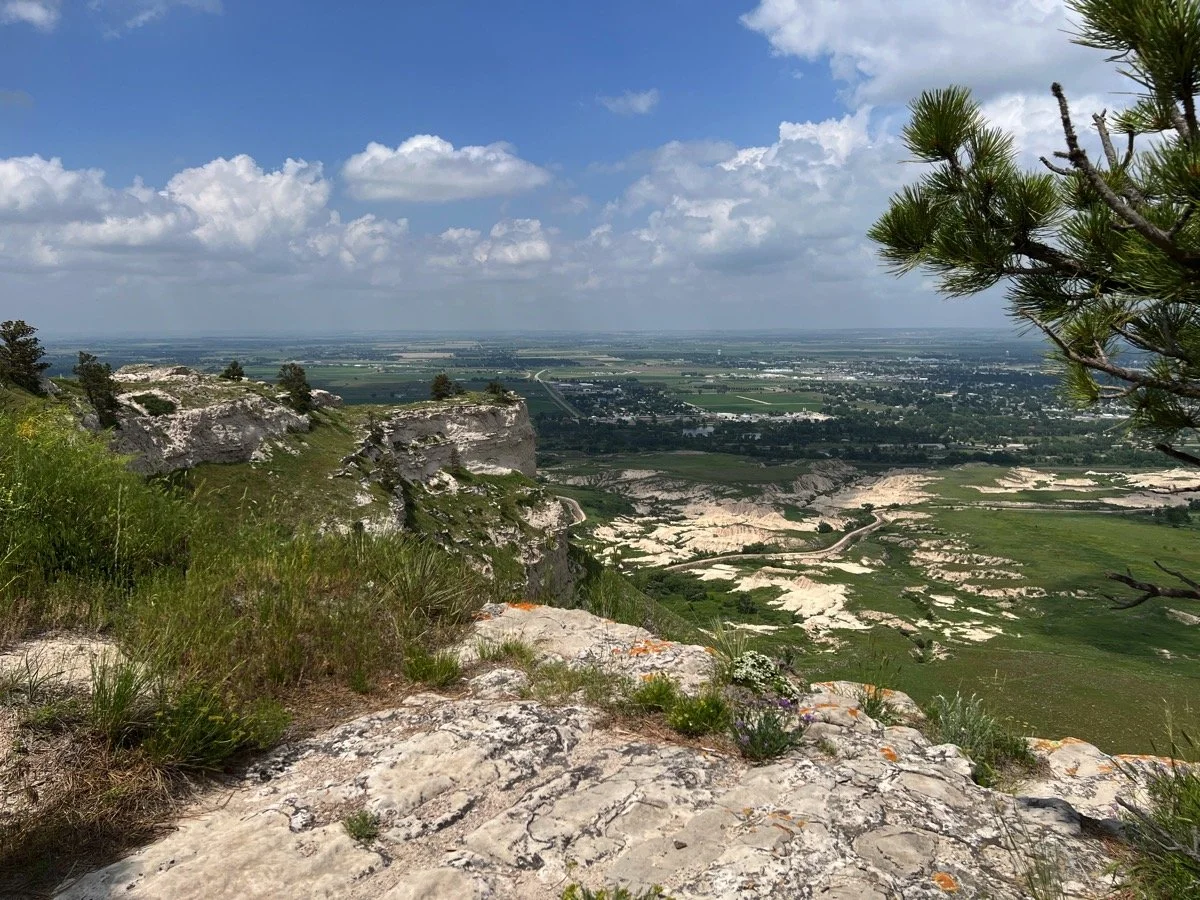 From the top of Scotts Bluff