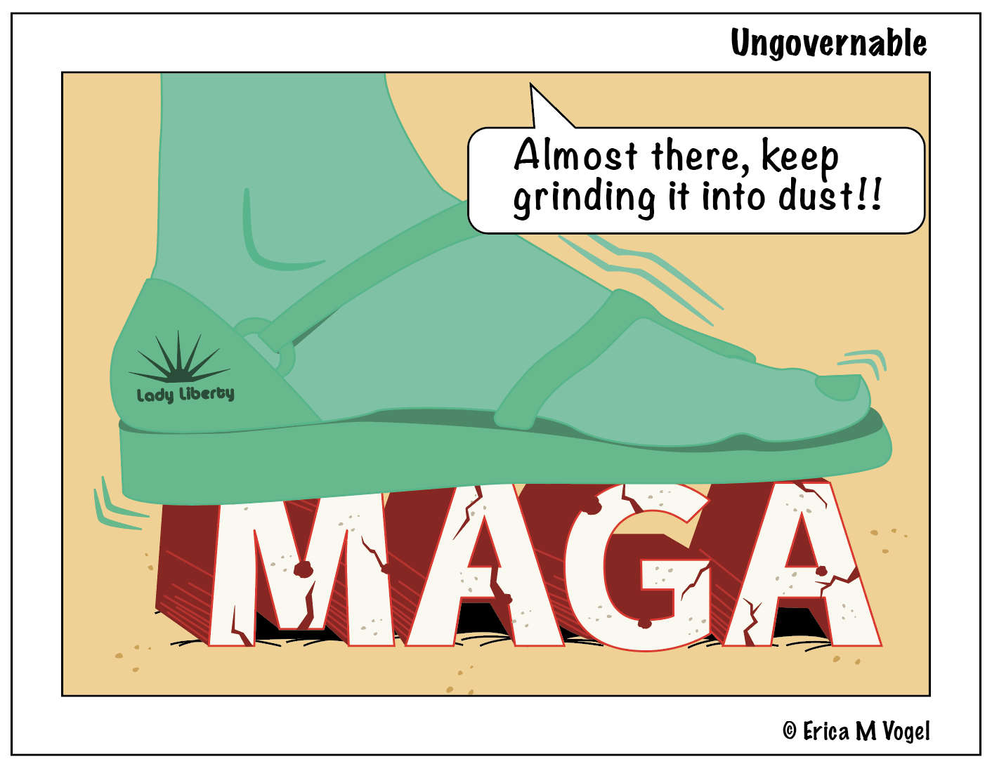 Democracy is Crushing Maga! 