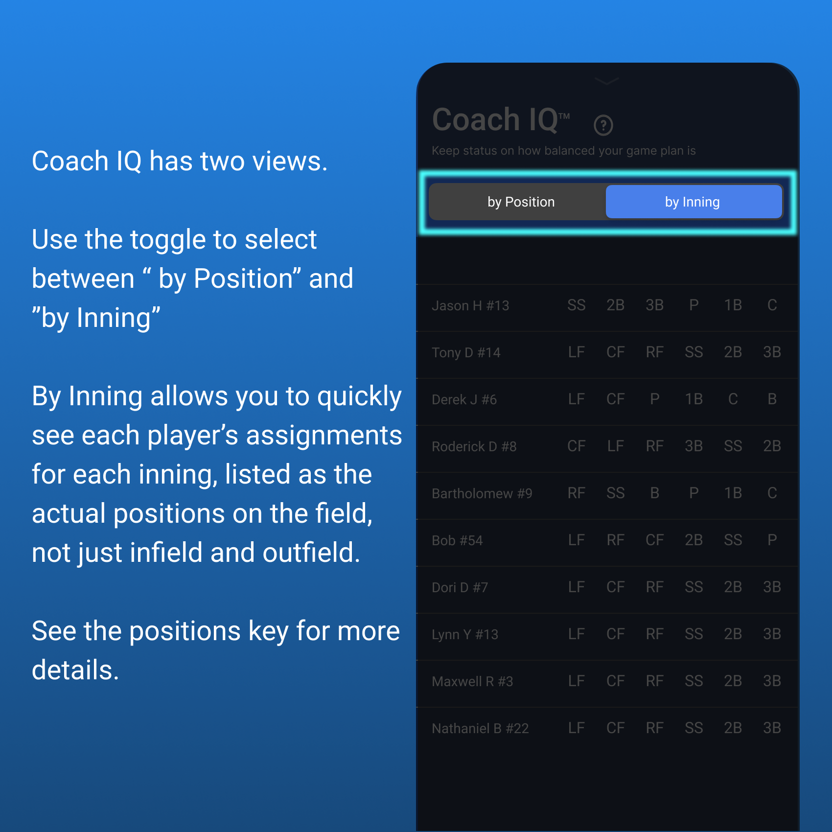 Coach IQ - by Inning