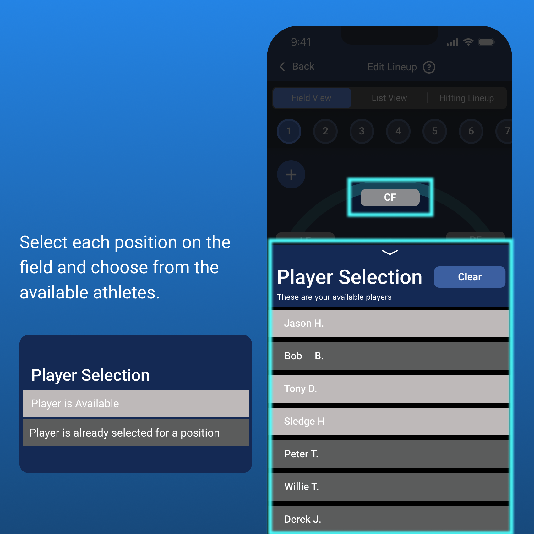 Player Selection