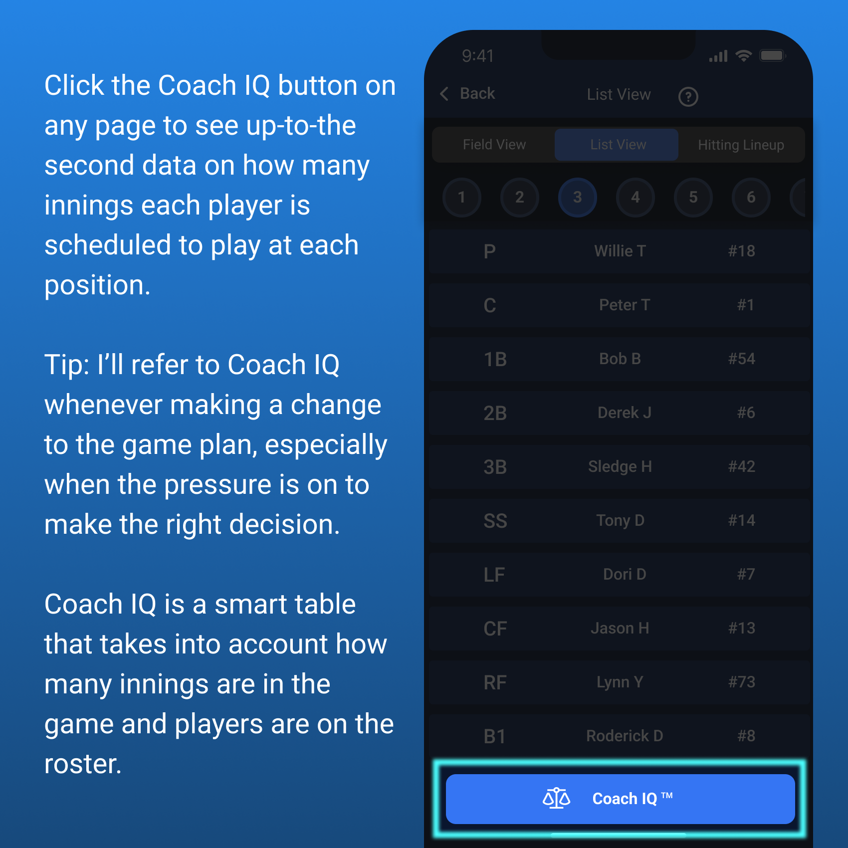 Coach IQ Button