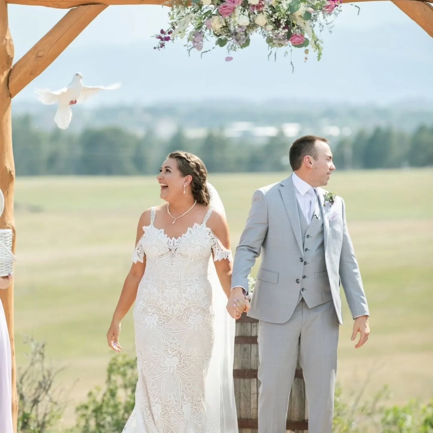 Kelsey and Bart celebrated their love with a symbolic dove release, marking the start of their journey together with grace and peace. It was a truly magical moment, capturing the essence of new beginnings and the beauty of their commitment.

Vendors: