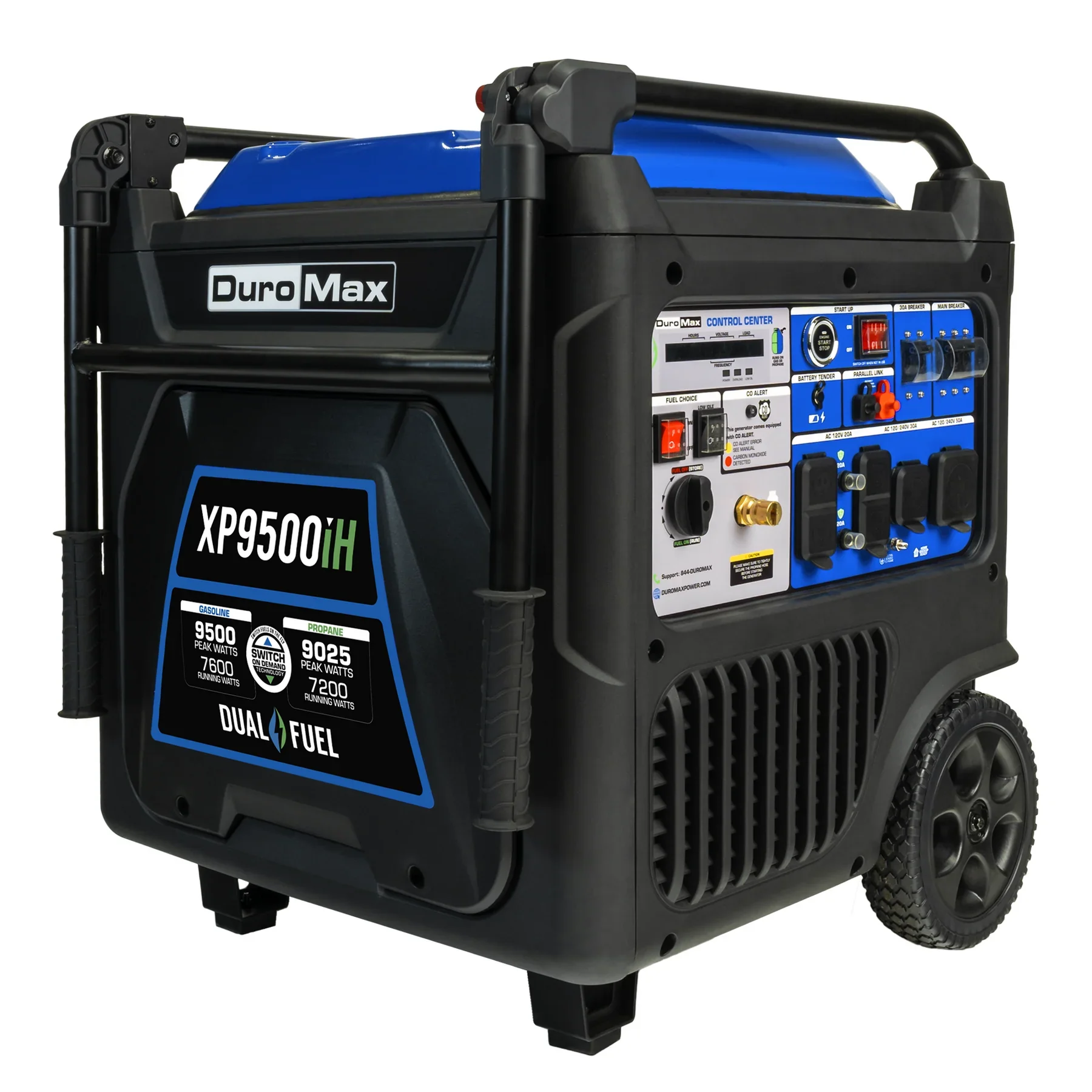 DuroMax 9,500 Watt Portable Dual Fuel Inverter Generator