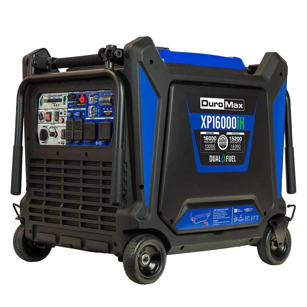 DuroMax 16,000 Watt Portable Dual-Fuel Inverter Generator