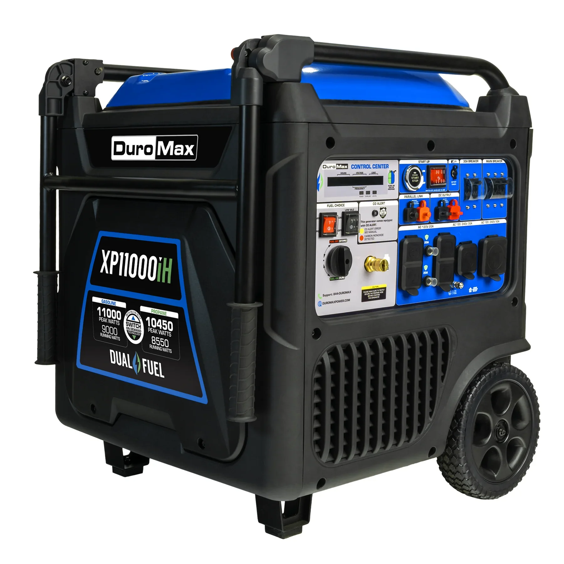 DuroMax 11,000 Watt Portable Dual-Fuel Inverter Generator