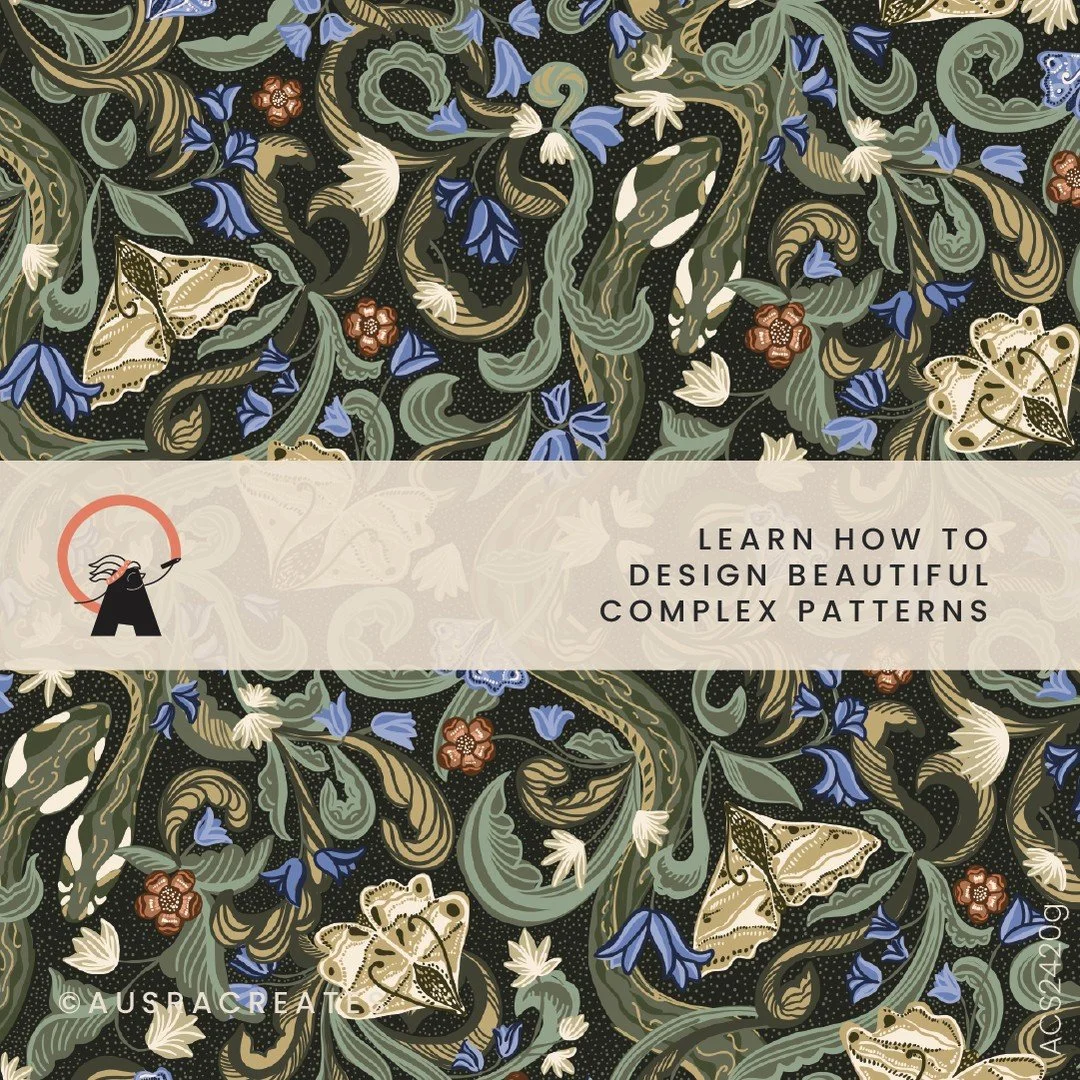 Have you dreamed of being able to create very complex patterns with elaborate detail and composition? 🧑&zwj;🎨 ✨ Have you secretly admired one of William Morris masterpieces and thought to yourself - where on earth do I even start on this?
Would I e