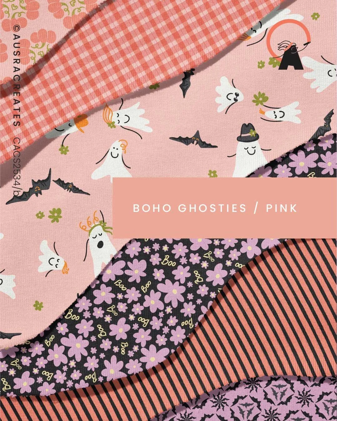 Mixy Matchy Girly shades 😍 🎃 😁 🦇 

#ausracreates #bohoghosties #HalloweenFabric #pinkhalloween #lilachalloween
#HalloweenPatterns #HalloweenDesigns #SpookyCute
#HalloweenTextiles #CuteHalloween
#HalloweenVibes #SpookySeason #BooCrew
#TrickOrTreat