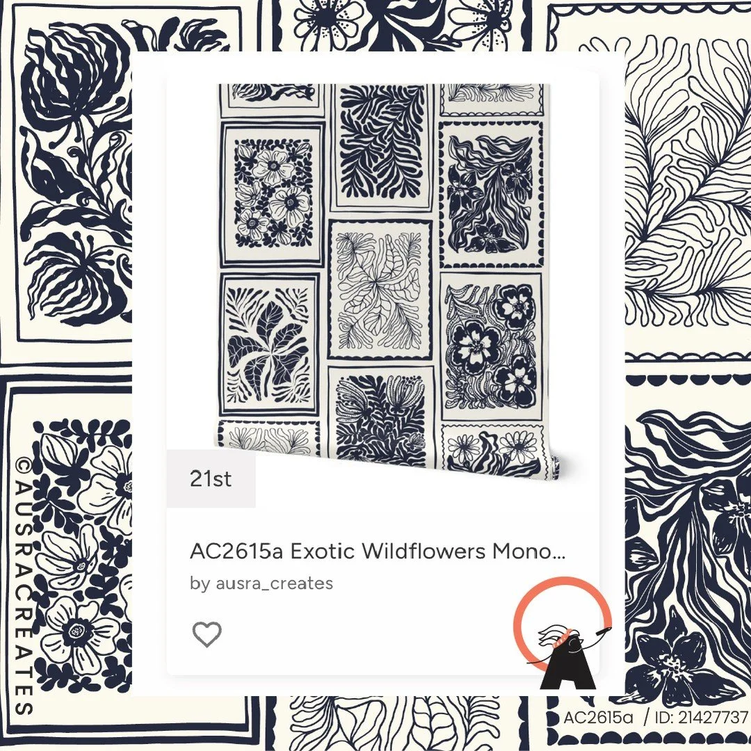 Yaaaaaayyyyy it finally happened!!! Thank you all who voted and supported me and my design on the latest @spoonflower Wildflower Collage Design challenge! 🫶 &hearts;️ &hearts;️ ✨ 

It's my highest ranking since I've joined 😍  Proudby wearing award 
