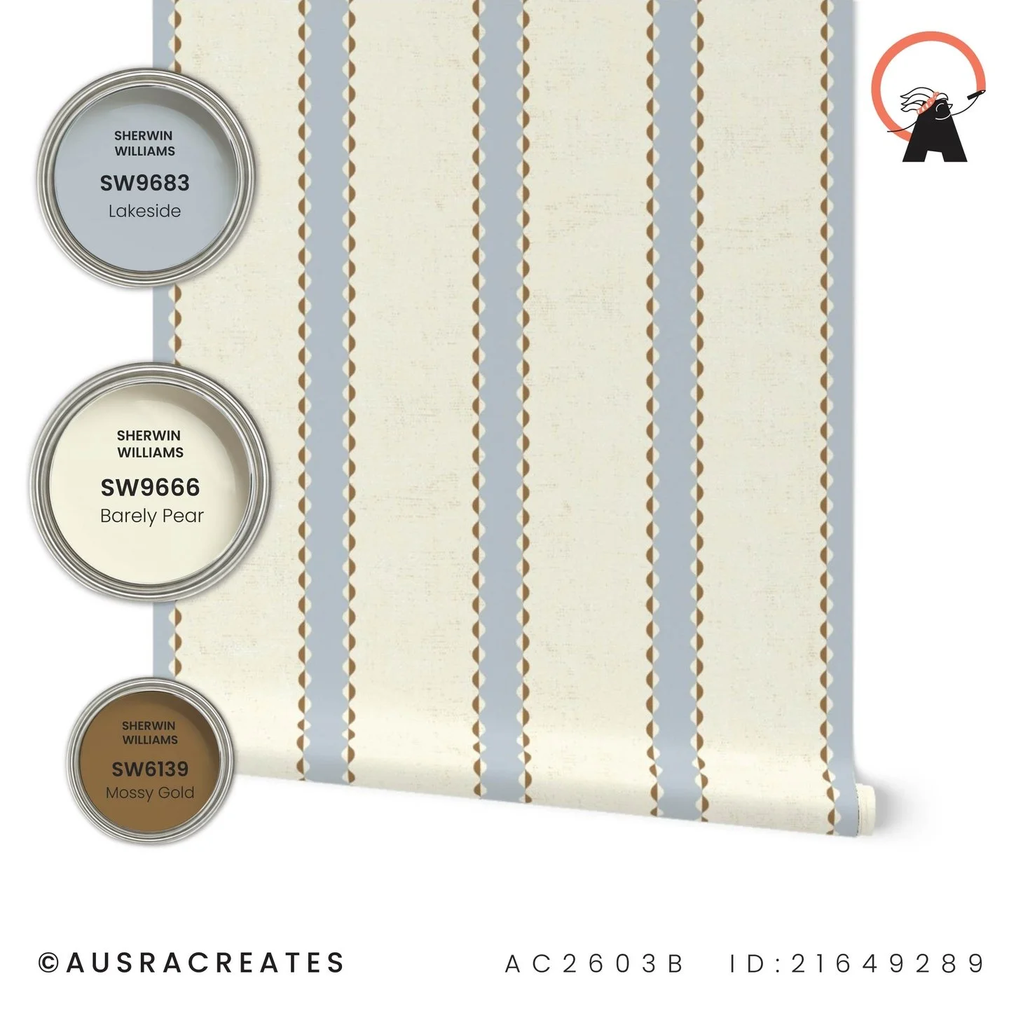 I've been playing with some simple wavy stripes this week. And matching paint shades that sing together.  Think coastal sea salt and long summer days.... ahhh cannot wait! 🌊 ☀️ 😁 &hearts;️ 

@spoonflower  ID:21649289

#ausracreates #newdesign #calm