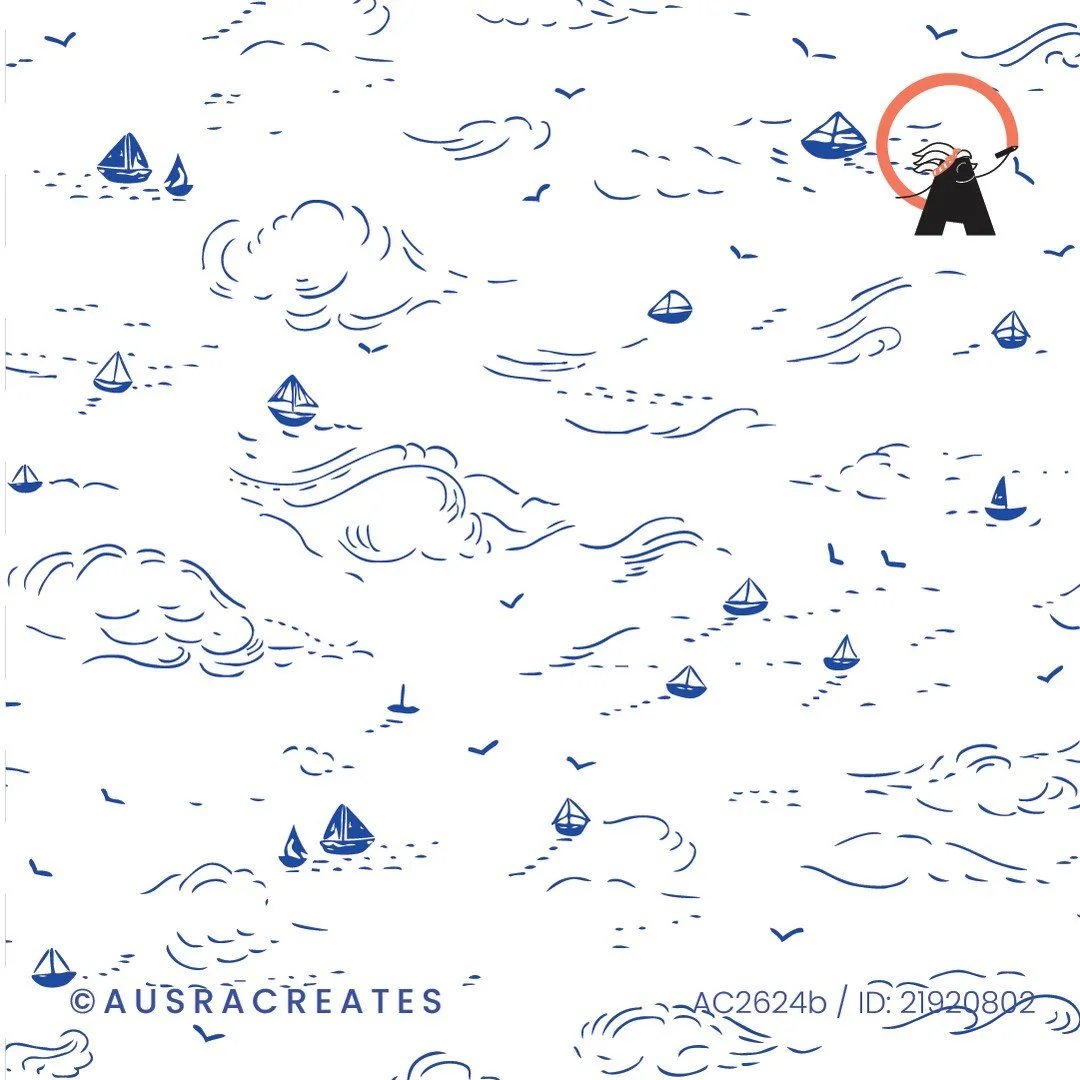 My entry to the most recent @spoonflower Modern Nautical design challenge with this light airy minimalist quiet far away sailboat toile. 
I see it paired with something bolder, geometric and handdrawn ⛵ 🌊 ☁️ 😎. What do you think?

There's still tim