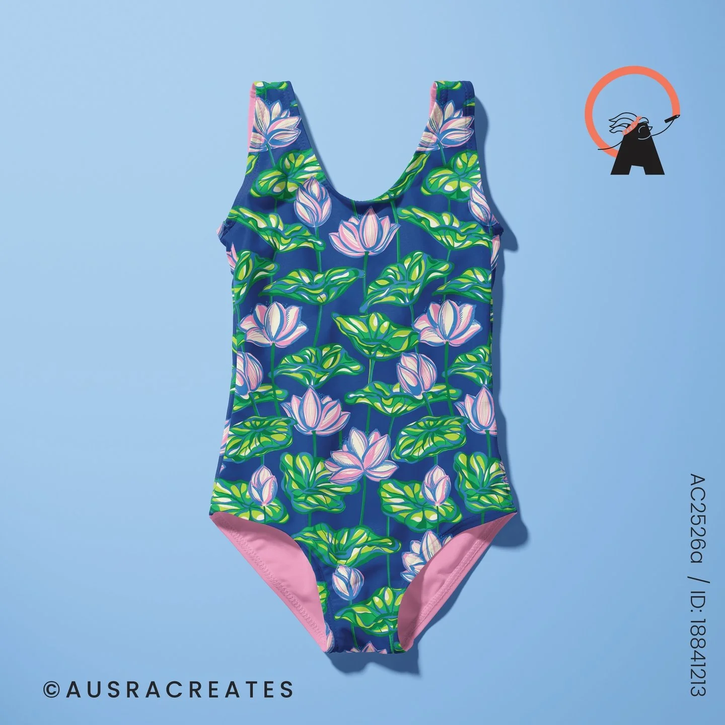In time for swim season 😍 🌊 😎 🏊 🩱 🩲 🩳 
My trailing lotus print in brighter colourway 🪷 🩷😎
 
This was my latest submission to @spoonflower tropical floral challenge just in darker shades

#ausracreates #swimwear #fabriconline #swimsuit #hoth