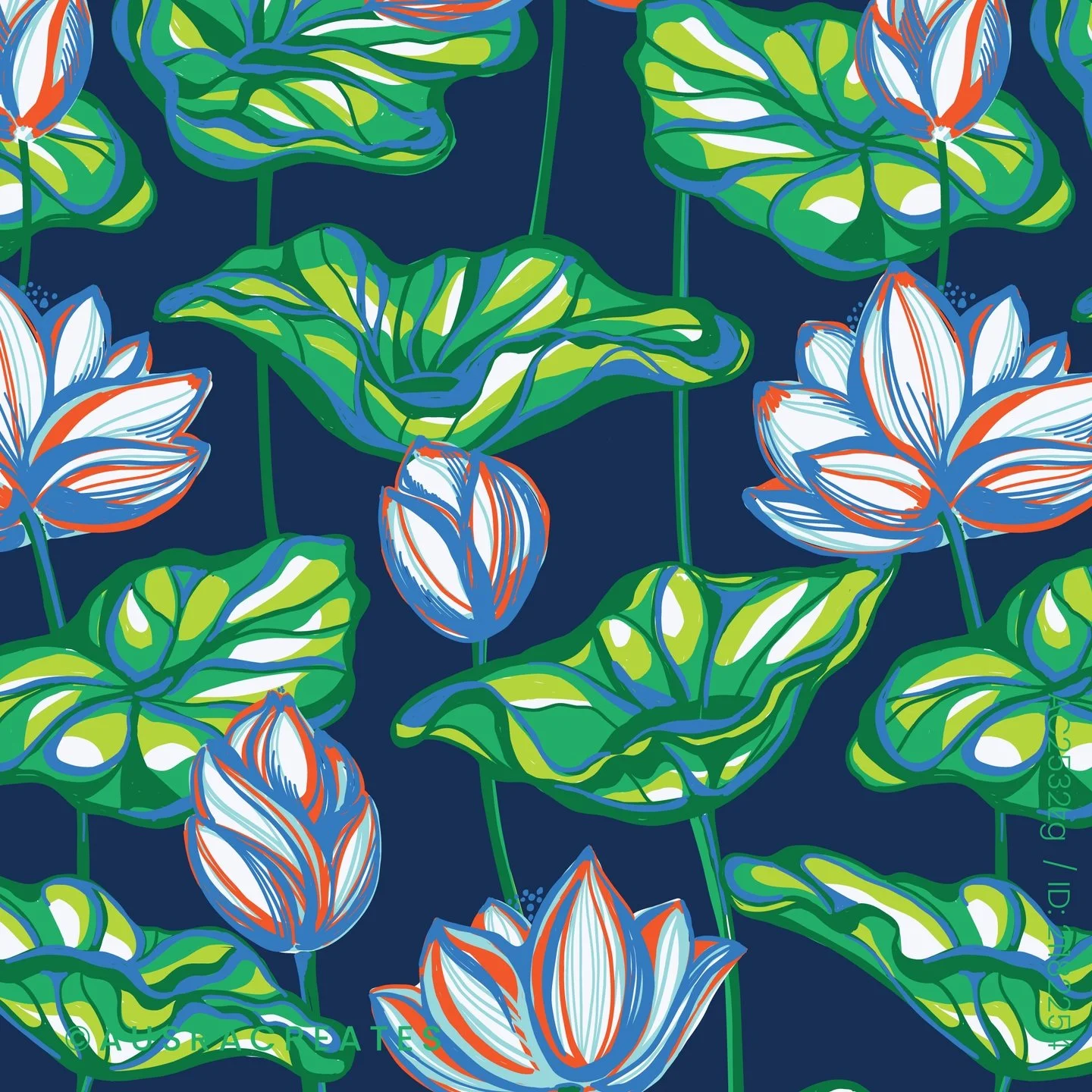 It would make a beautiful accent wallpaper on a bathroom wall, spa or hotel? 🪷 🌊 🪷 🏊 🩵 

My latest entry to @spoonflower #hothouseflorals challenge
ID: 22062701

#ausracreates #lotuswallpaper #lotushomedecor #lotusinteriors #wallpaperonline #spo